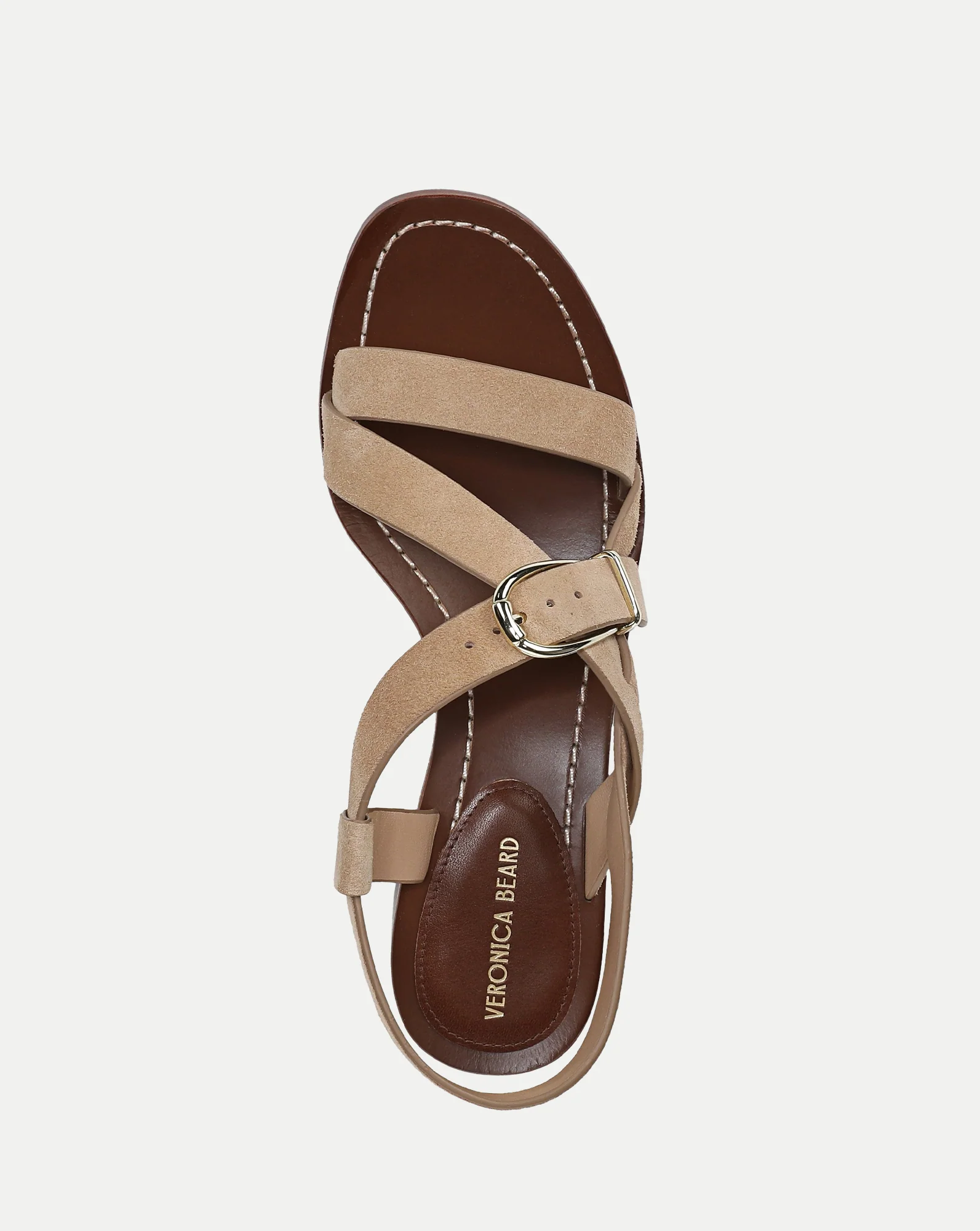Etta Suede Mid-Heel Sandal - Image 4