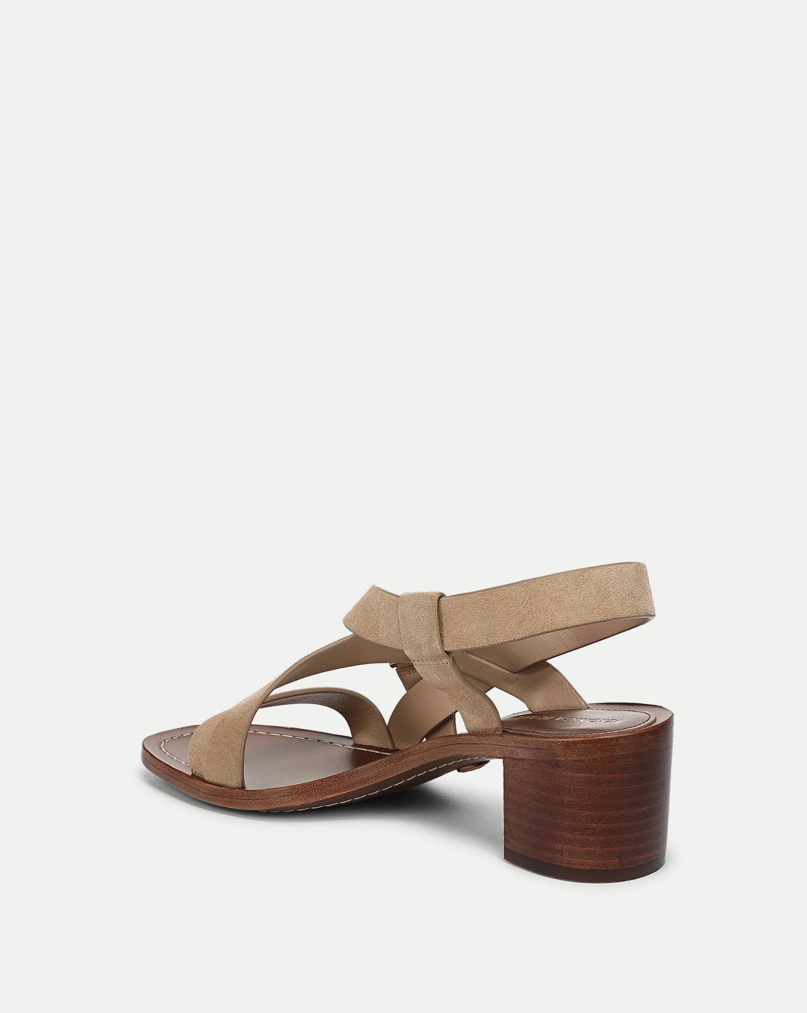 Etta Suede Mid-Heel Sandal - Image 5