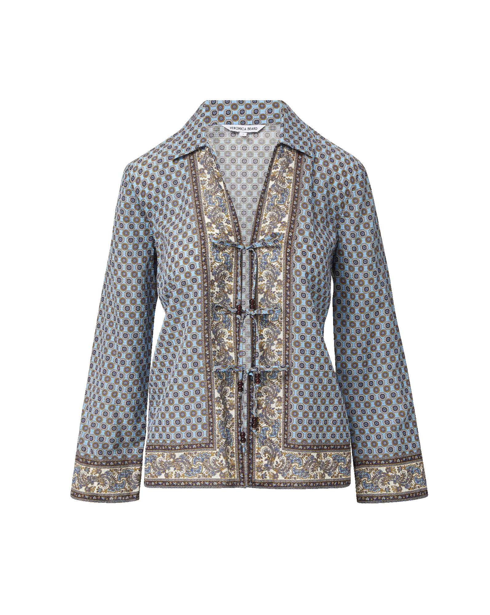 Eva Scarf-Print Blouse - Image 6