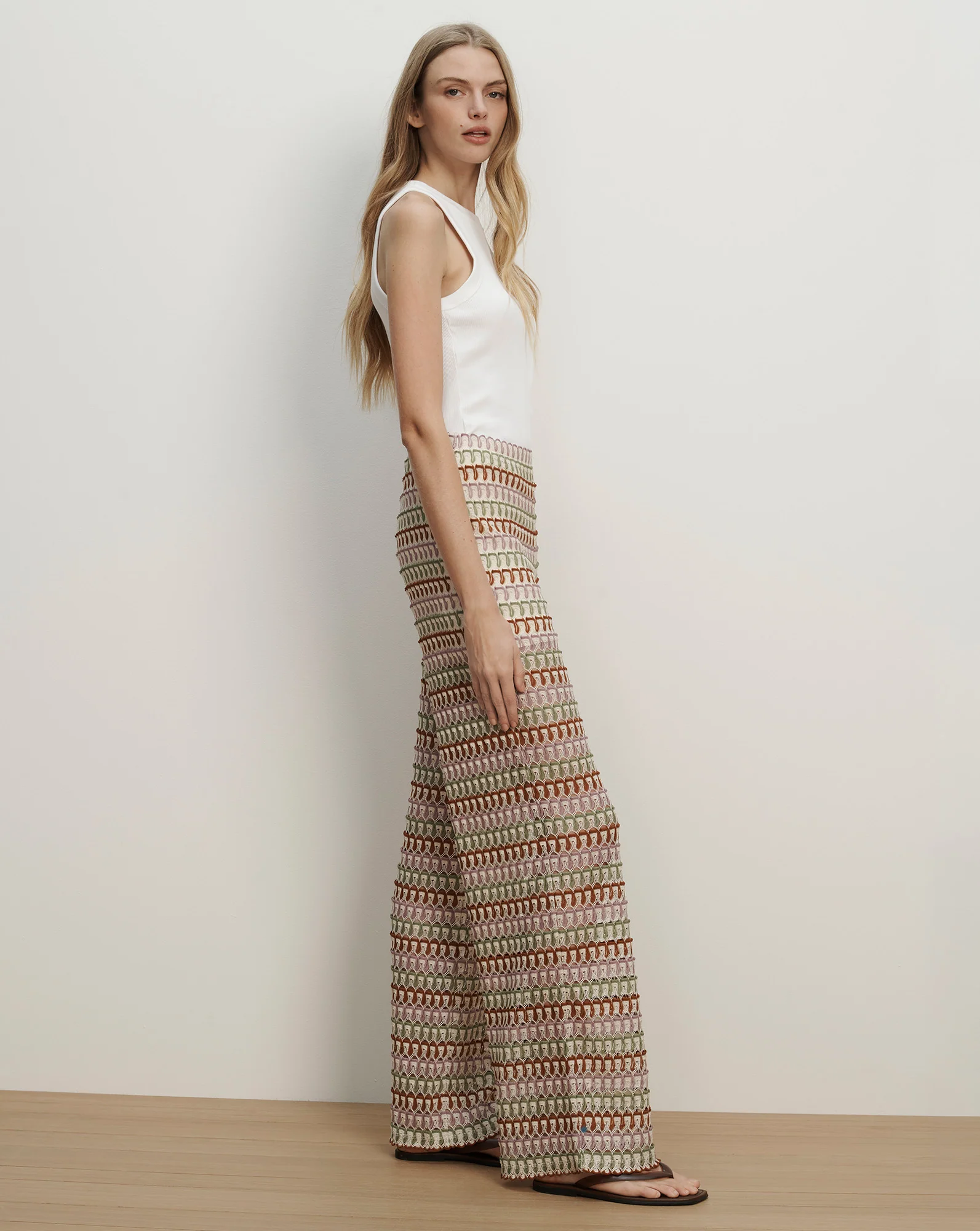 Fatima Crochet Wide-Leg Pant - Image 3