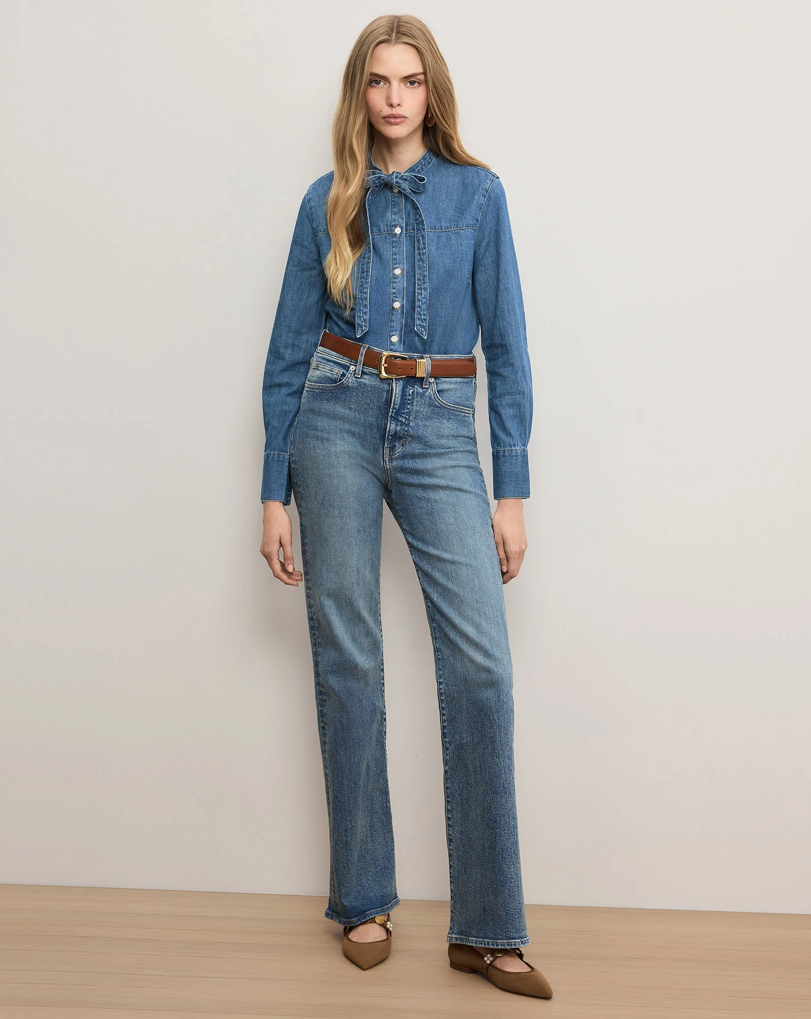Gabby Denim Button-Down Shirt - Image 2