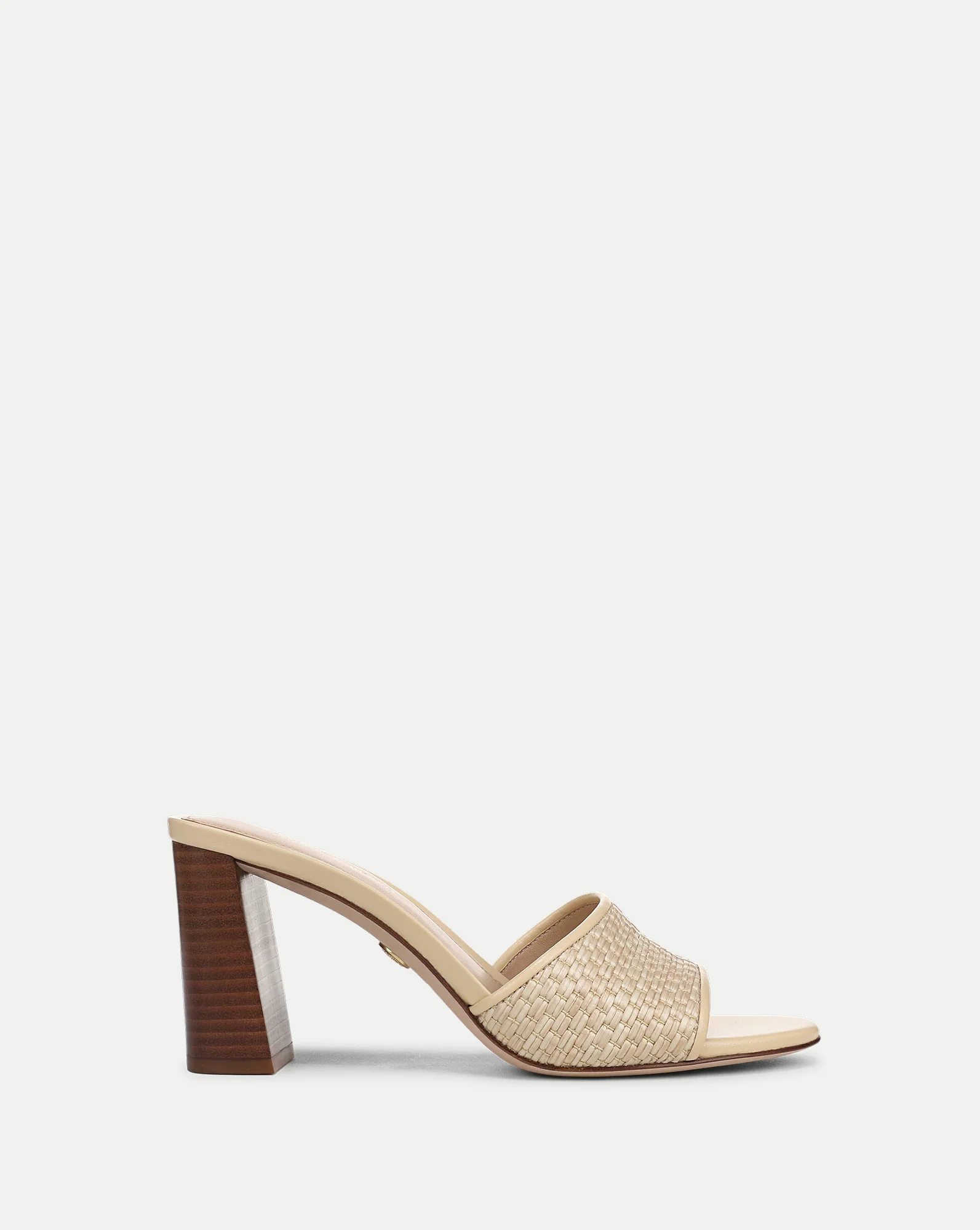 Galessa Raffia Mid-Heel Sandal