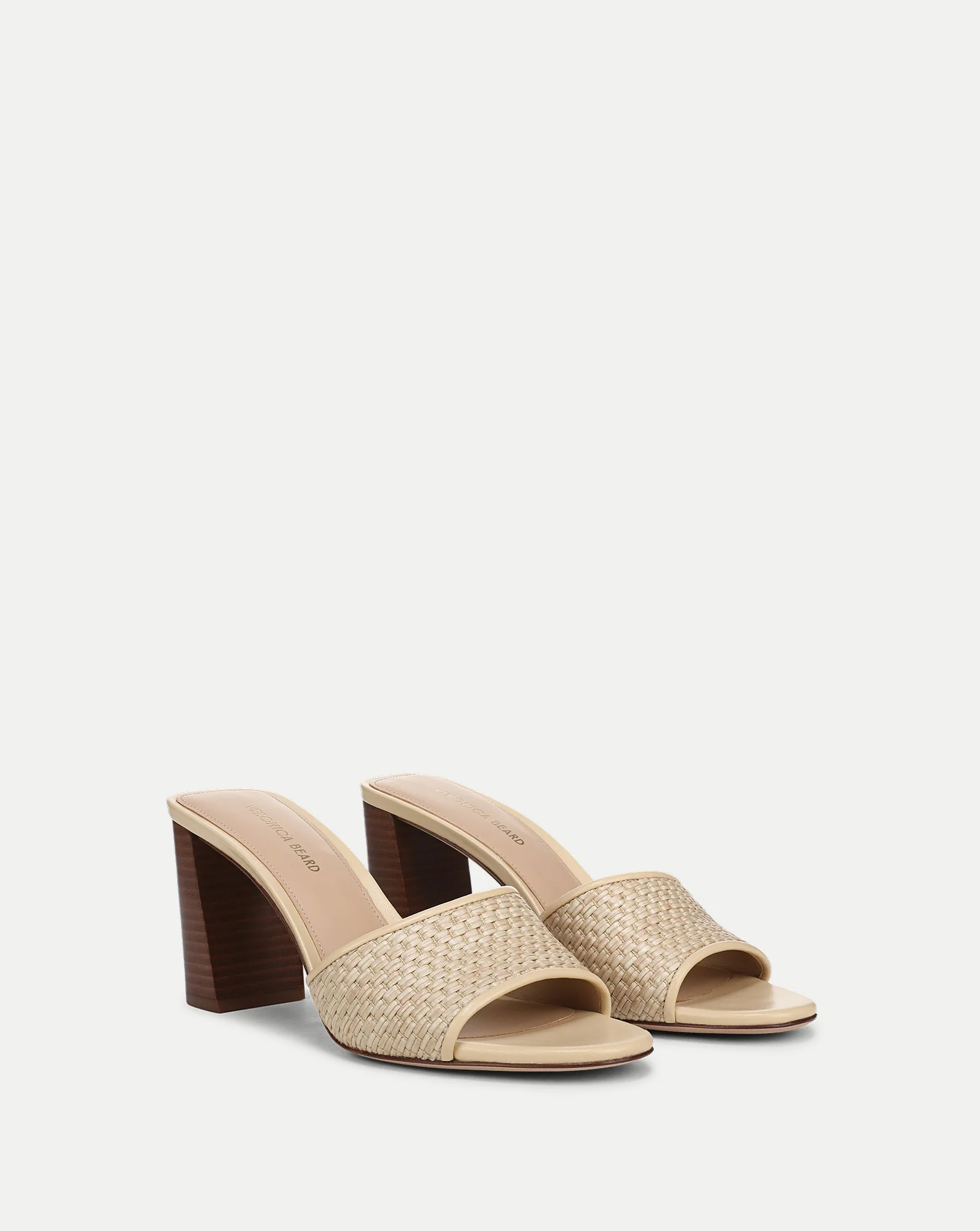 Galessa Raffia Mid-Heel Sandal - Image 2