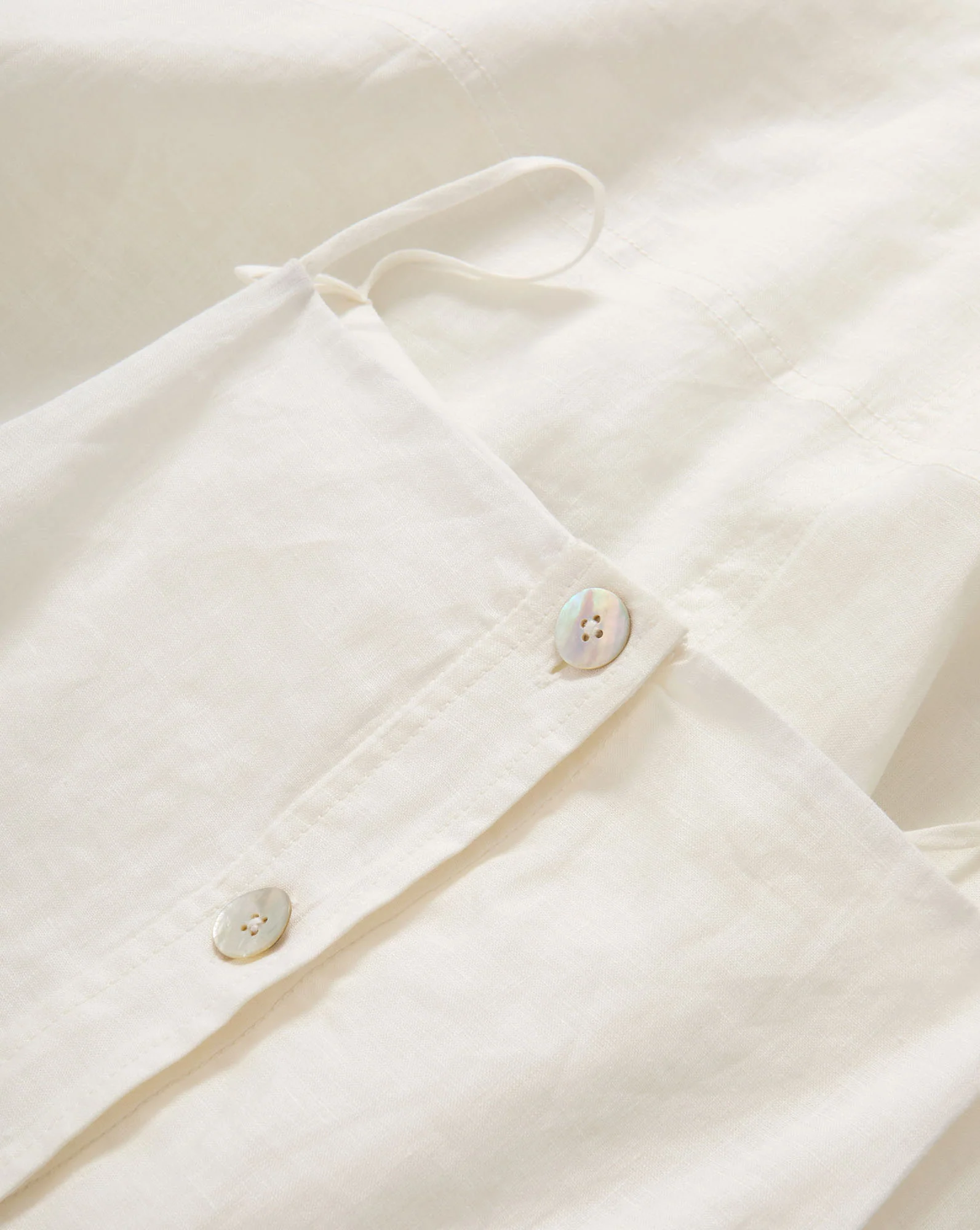 Georges Linen Midi Dress - Image 3