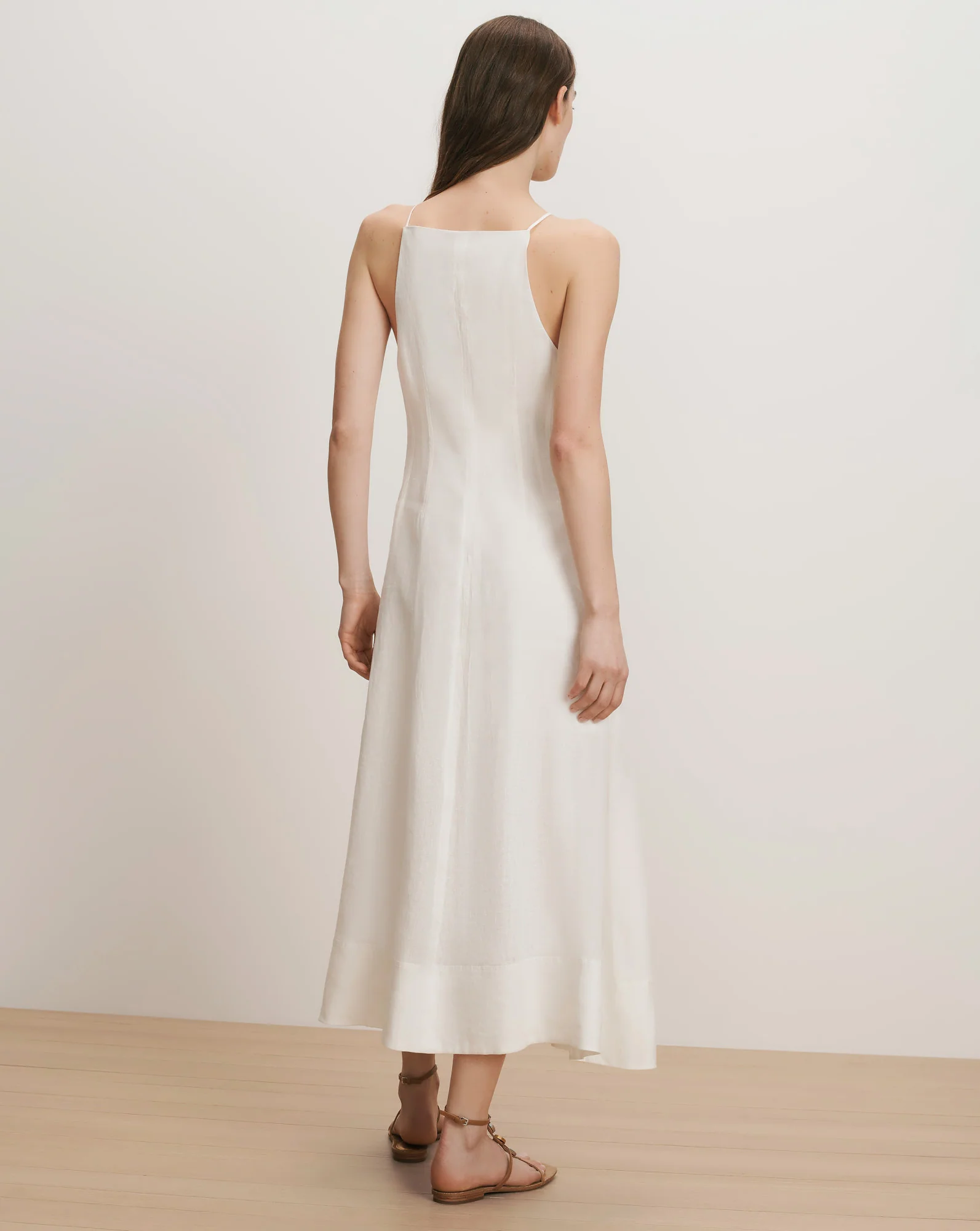 Georges Linen Midi Dress - Image 4