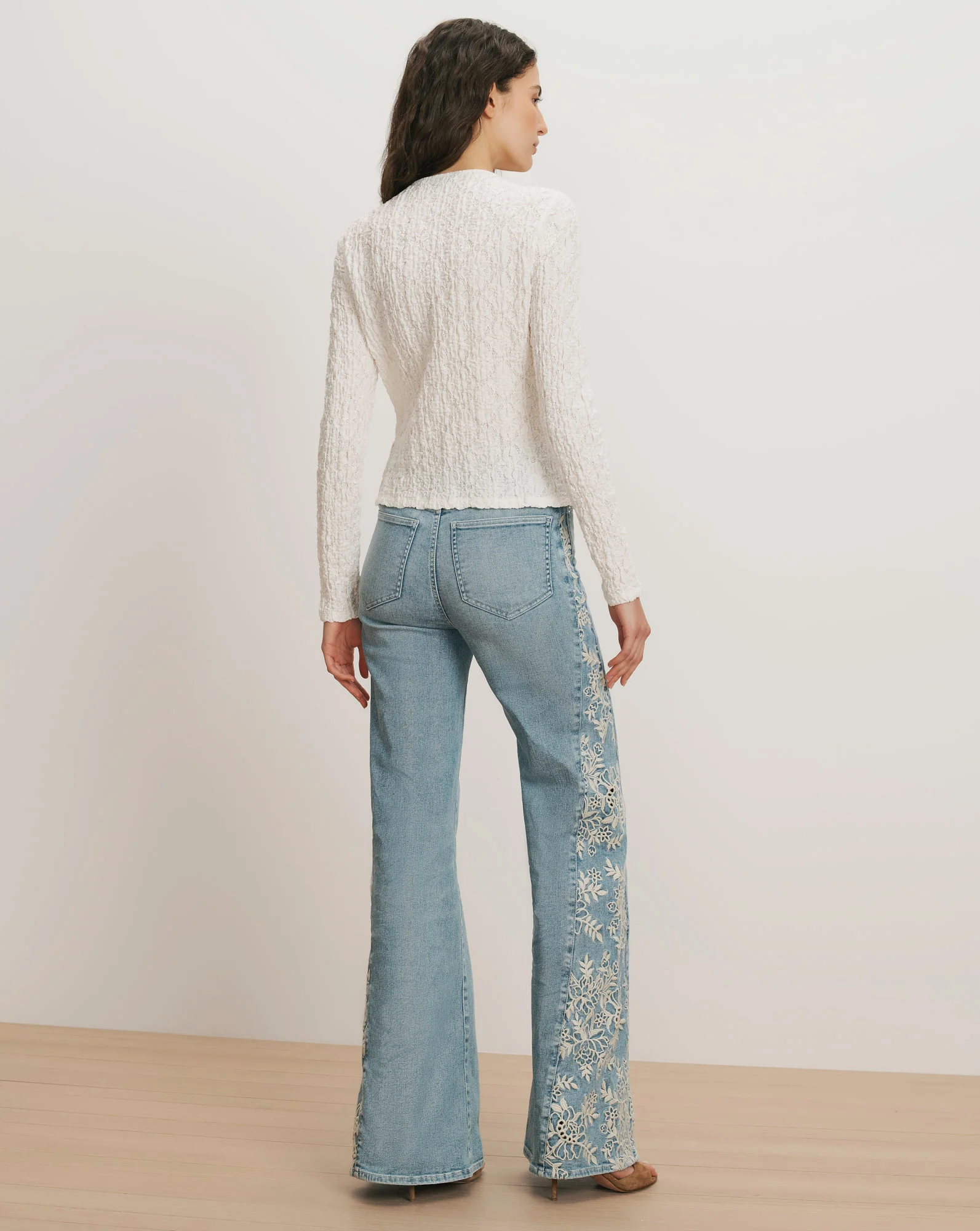 Gillingham Stretch-Lace Cardigan - Image 4