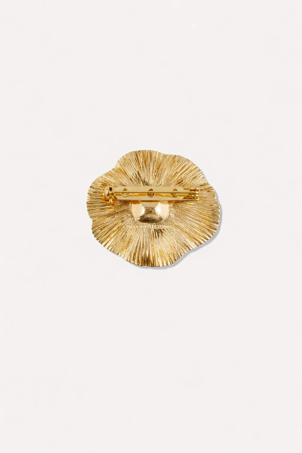 Gold Floral Brooch - Image 3