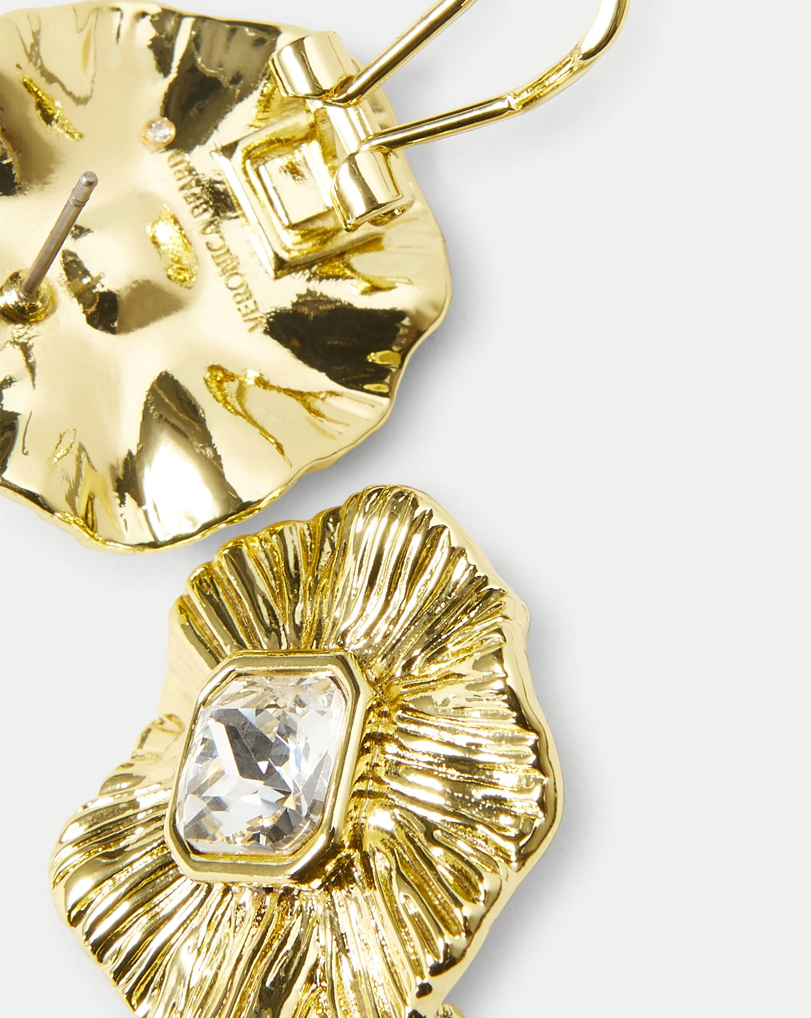Gold Floral Earring - Image 5