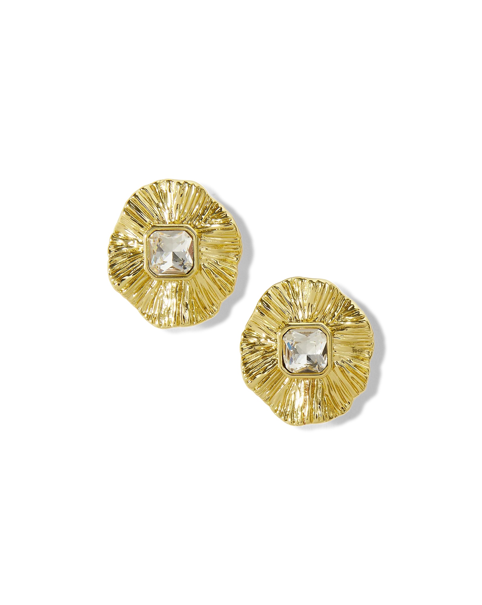 Gold Floral Earring - Image 7
