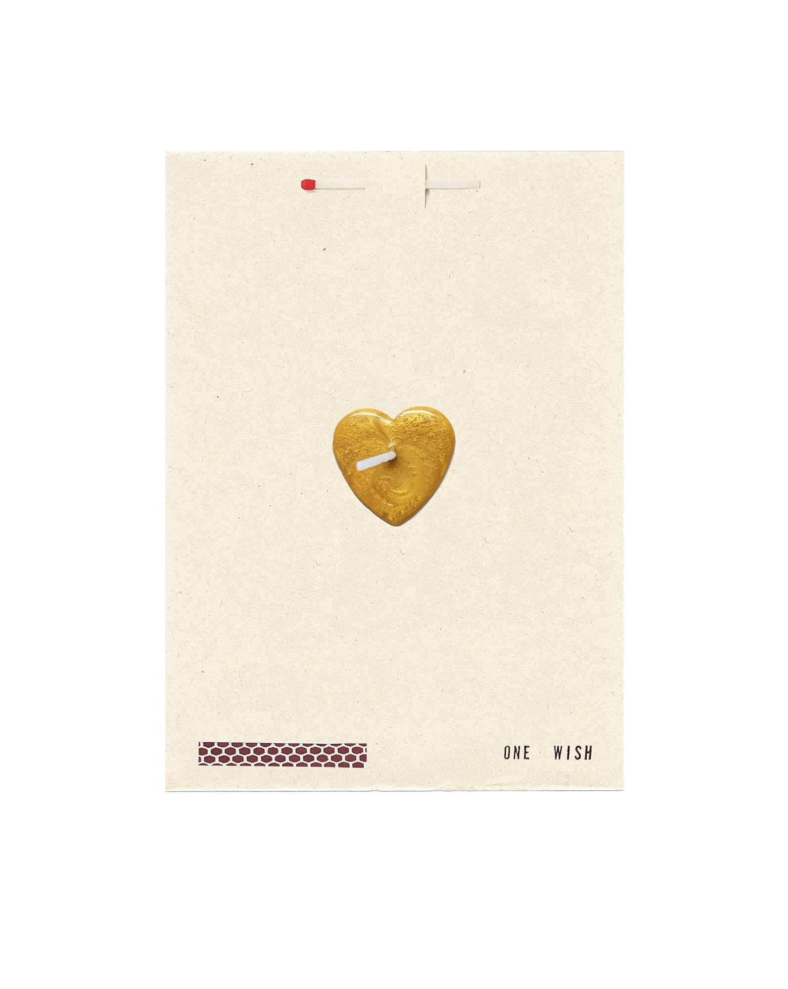 Gold Heart Wish Card - Image 2