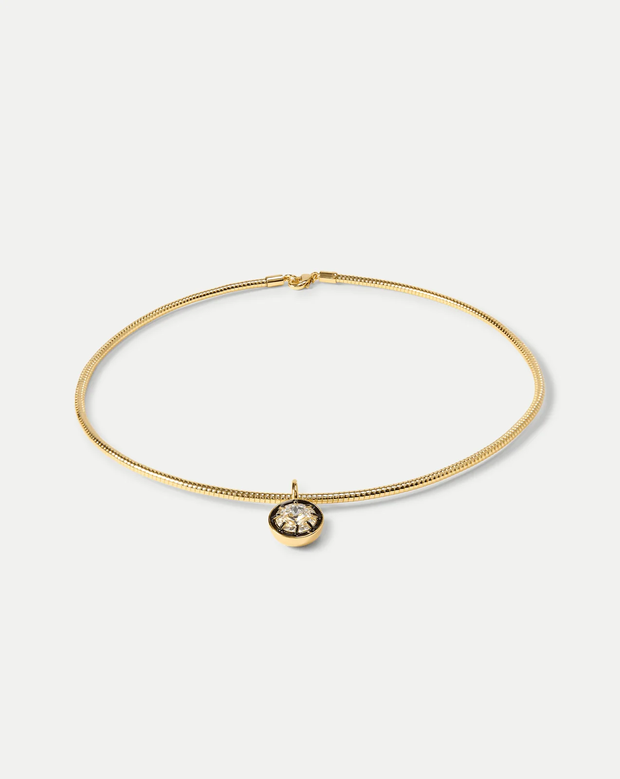 Gold Snake Chain Pendant Necklace - Image 3