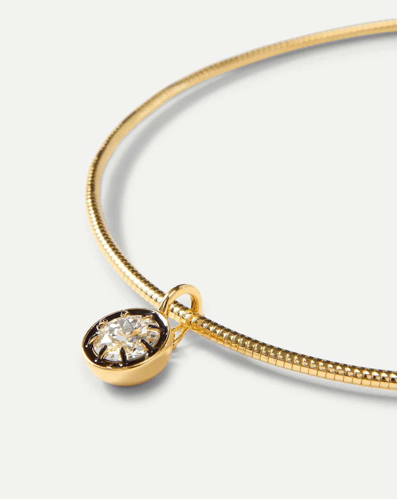 Gold Snake Chain Pendant Necklace - Image 4