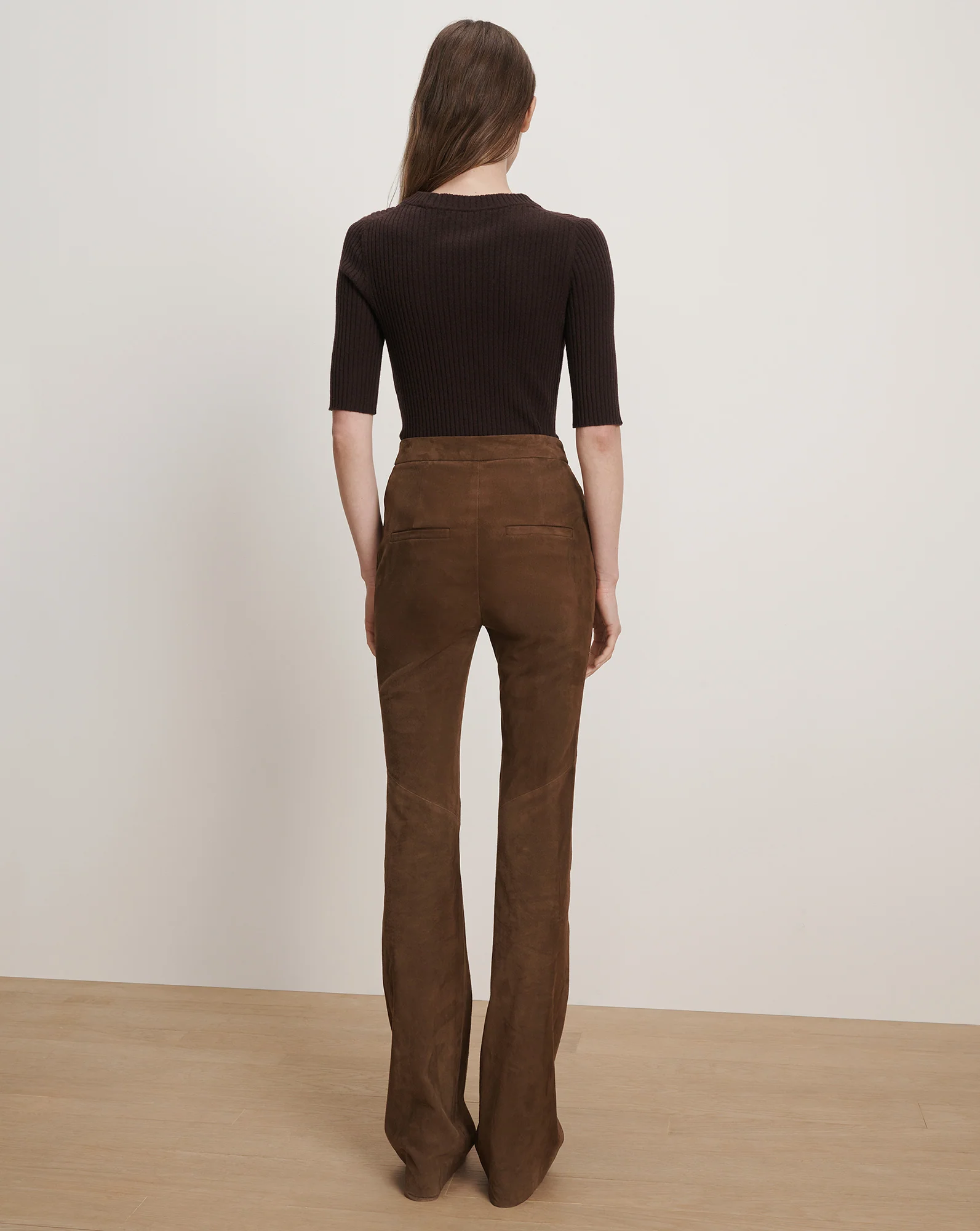 Gracie Suede Flare Pant - Image 4