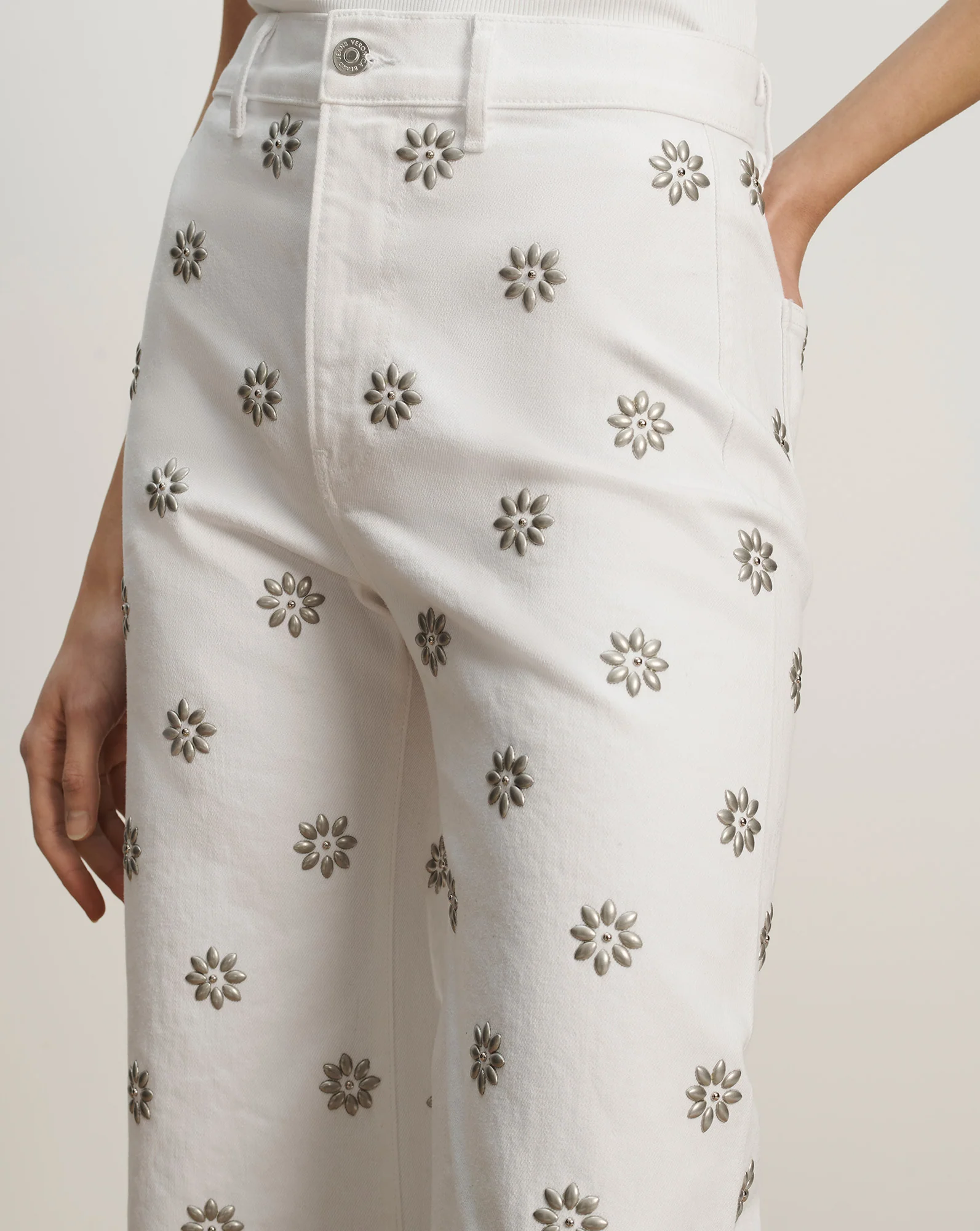 Grant Studded Wide-Leg Jean - Image 6