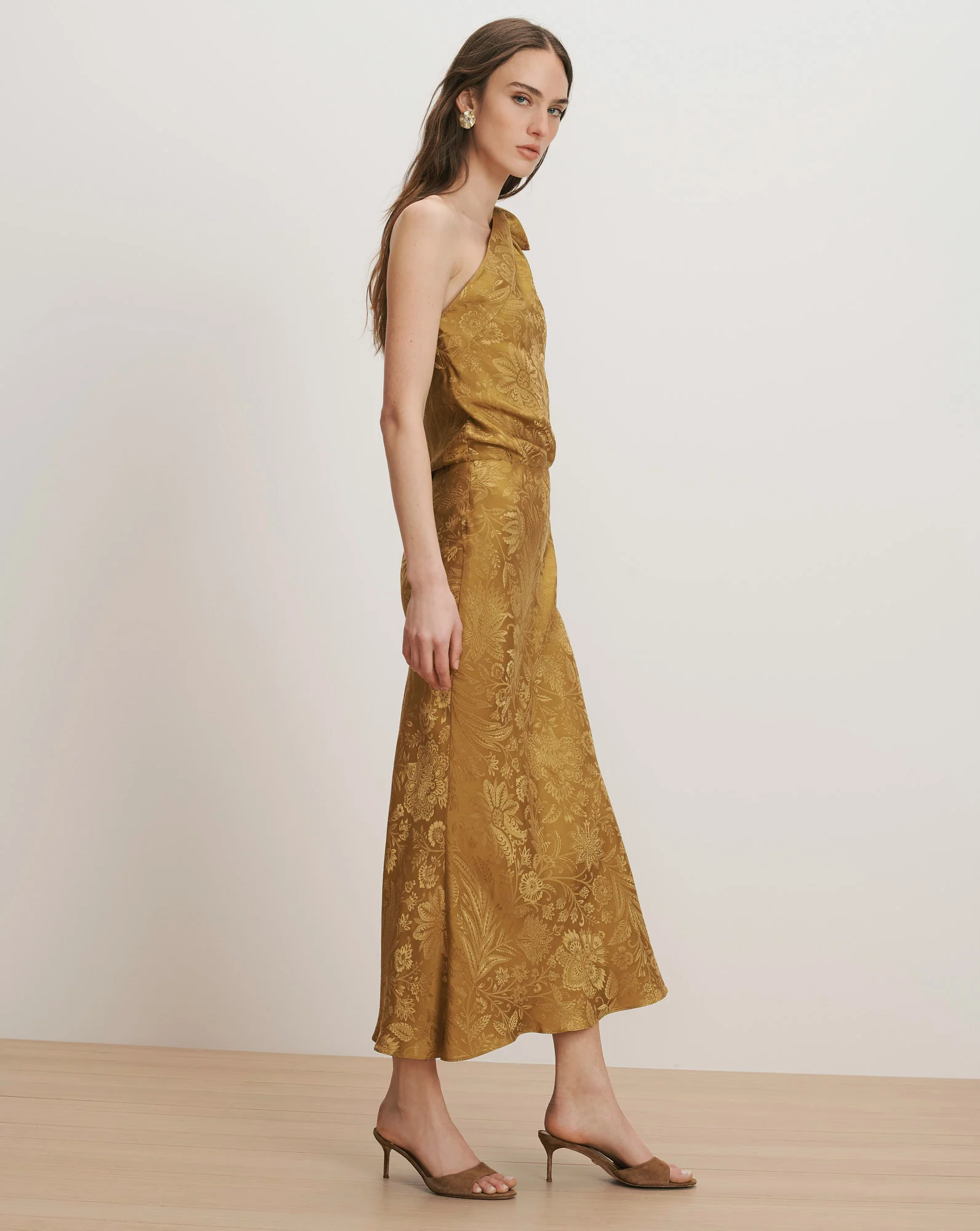 Grycen One-Shoulder Midi Dress - Image 2