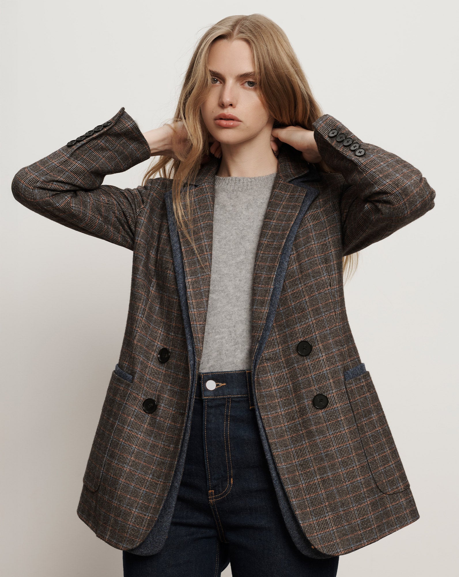 Hedi Plaid Dickey Jacket - Image 3