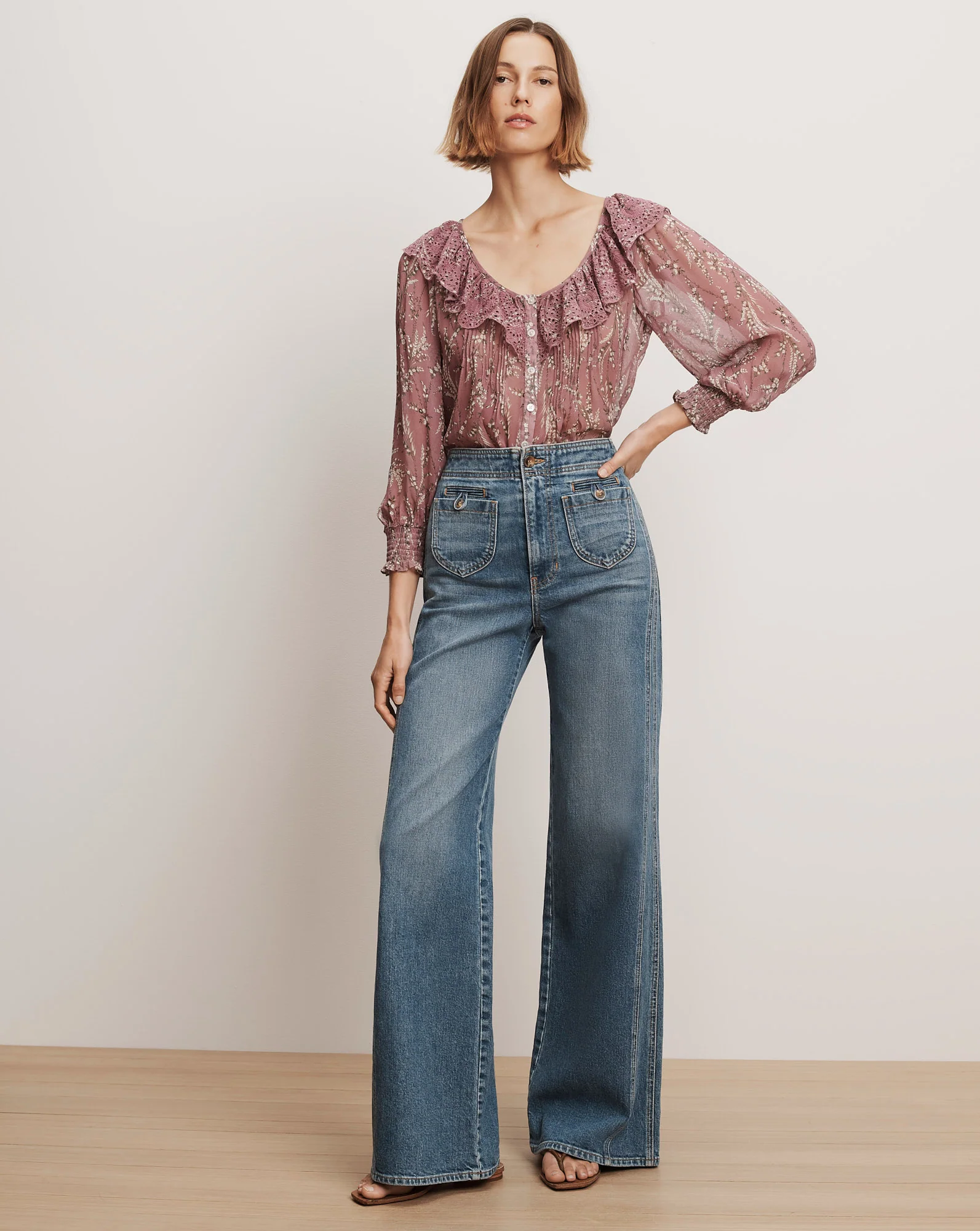 Hewitts Floral Blouse - Image 2