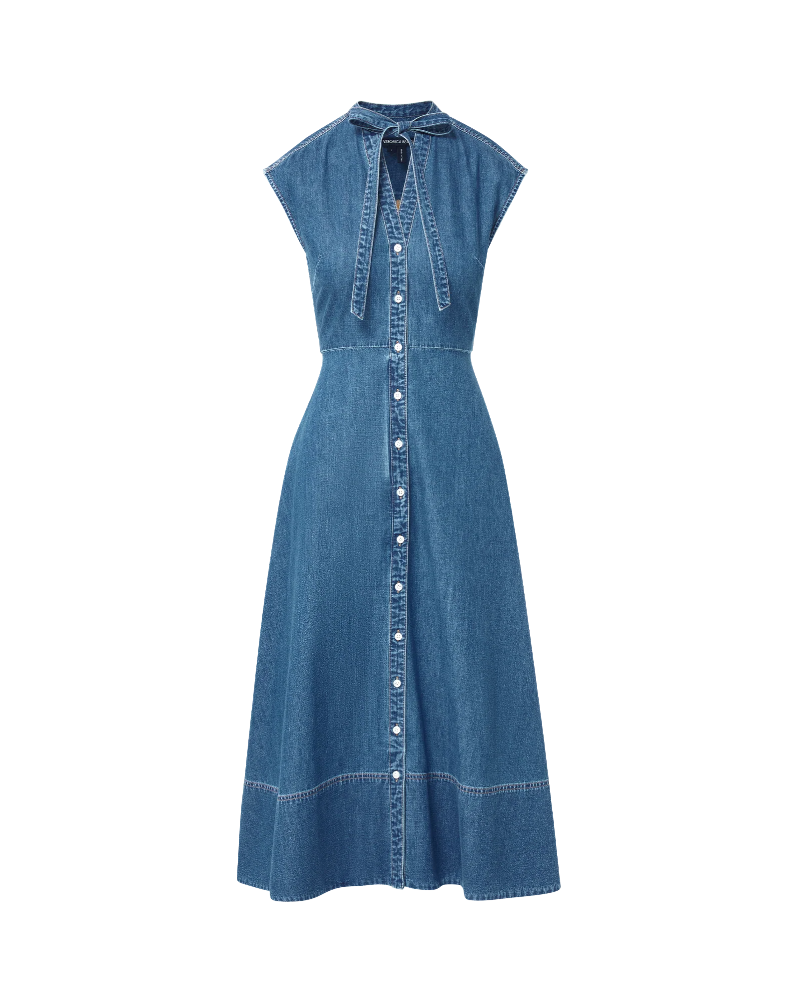 Honora Denim Midi Shirtdress - Image 6