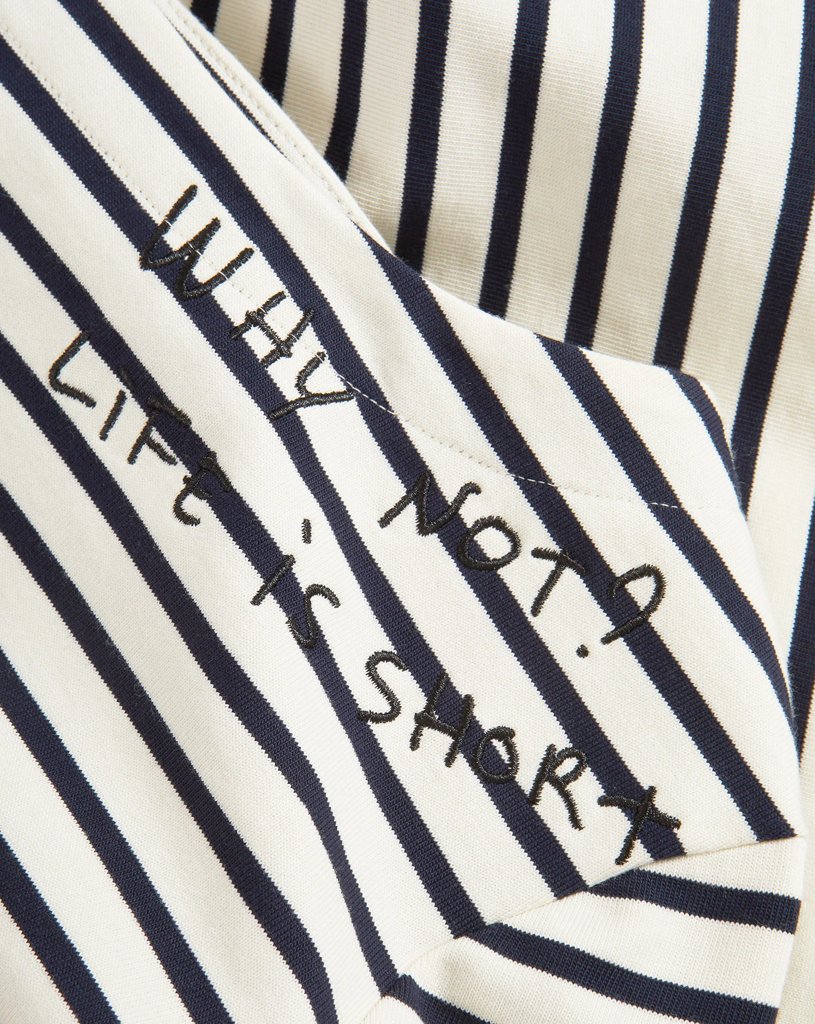 Hovey Embroidered Stripe Top - Image 3