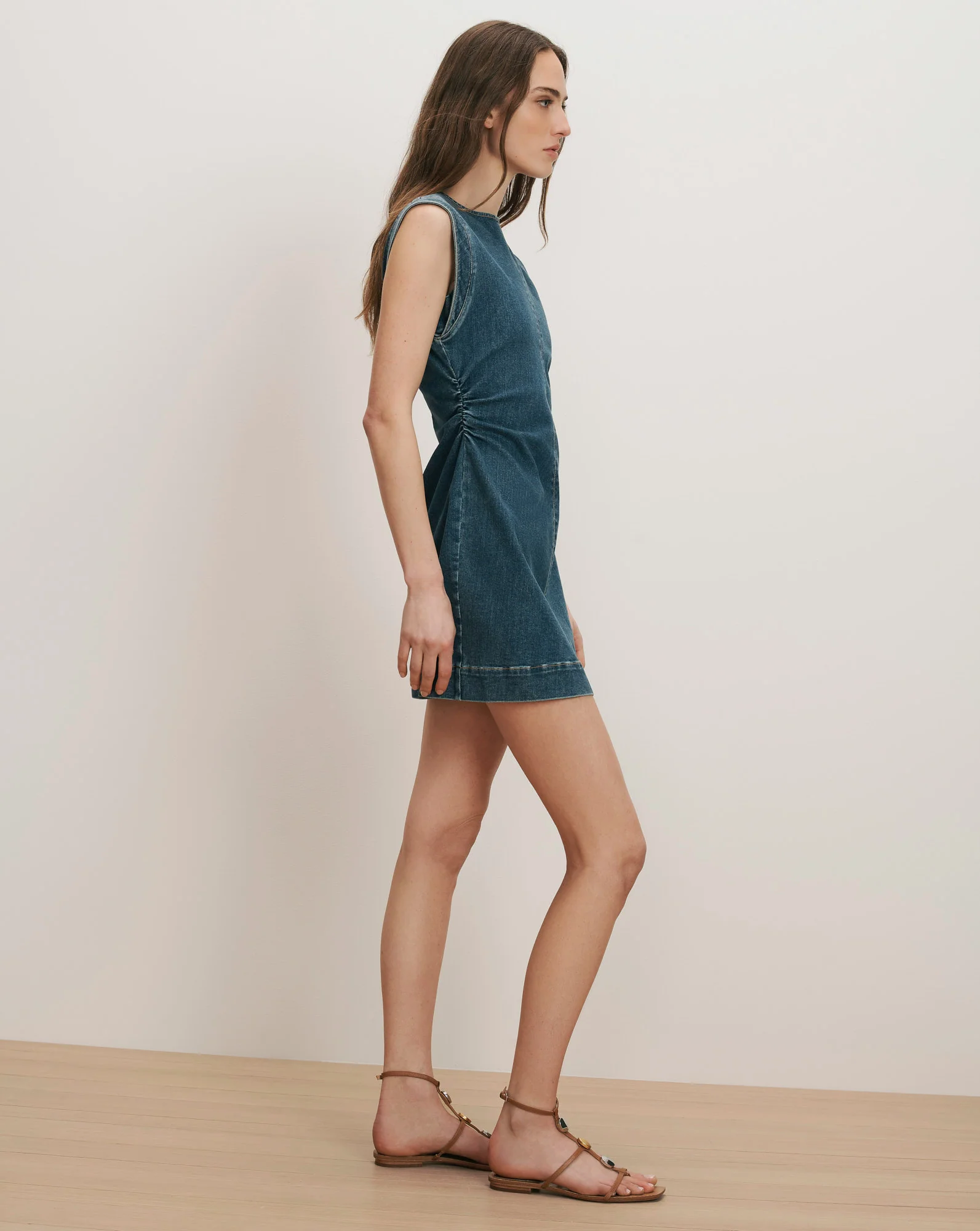Imara Denim Mini Dress - Image 3