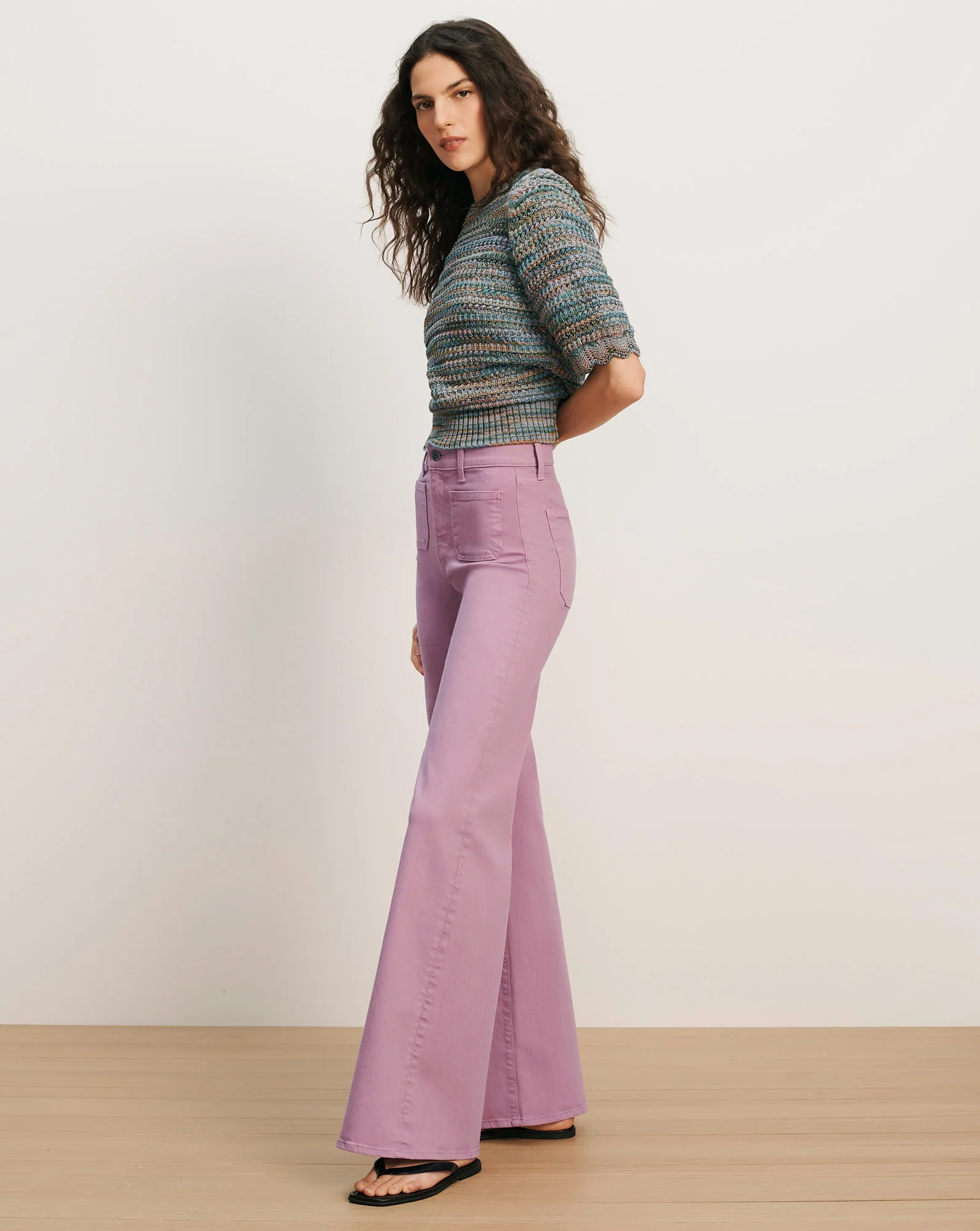 Joplin Patch-Pocket Flare Jean - Image 3