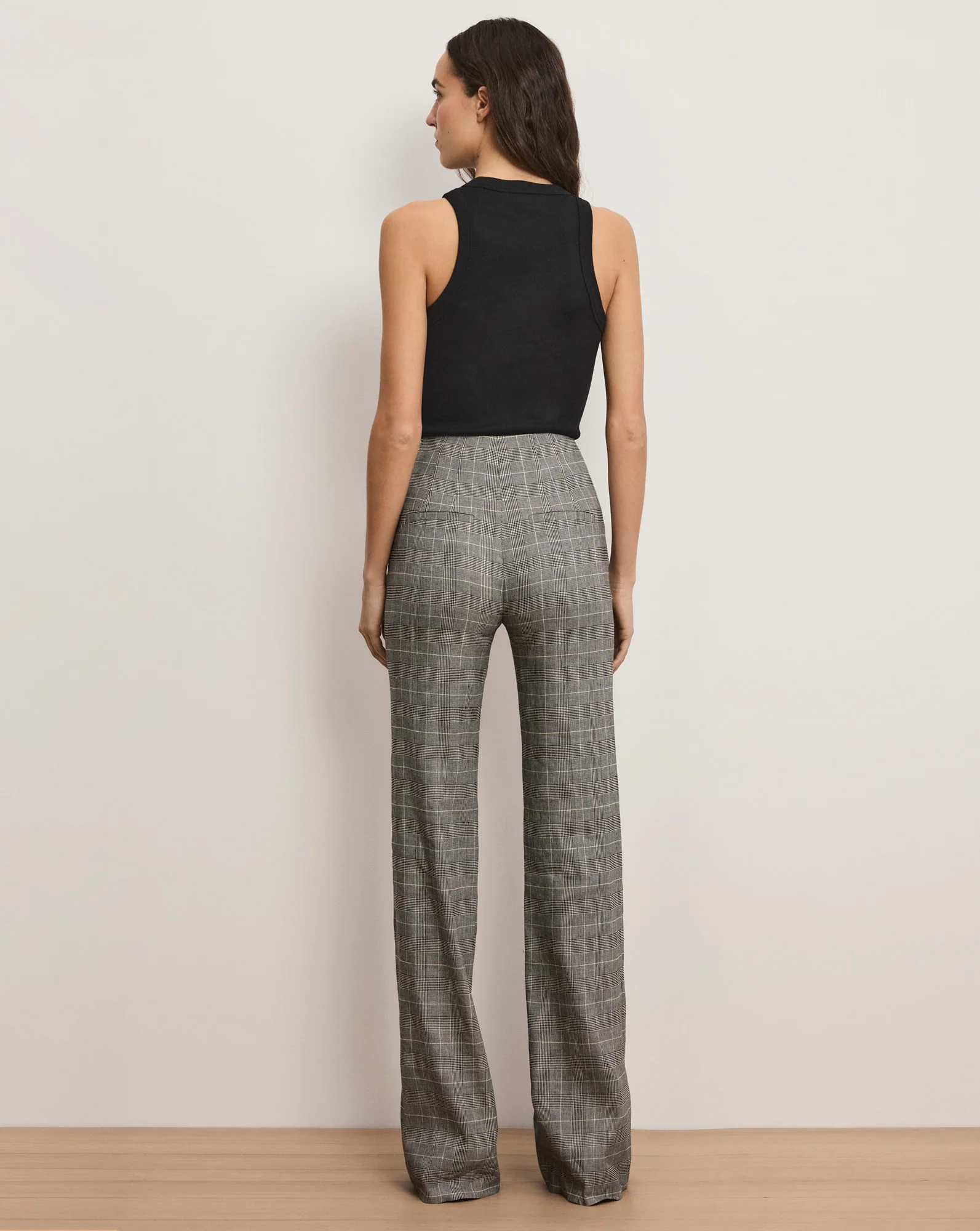 Jude Plaid Wide-Leg Pant - Image 4