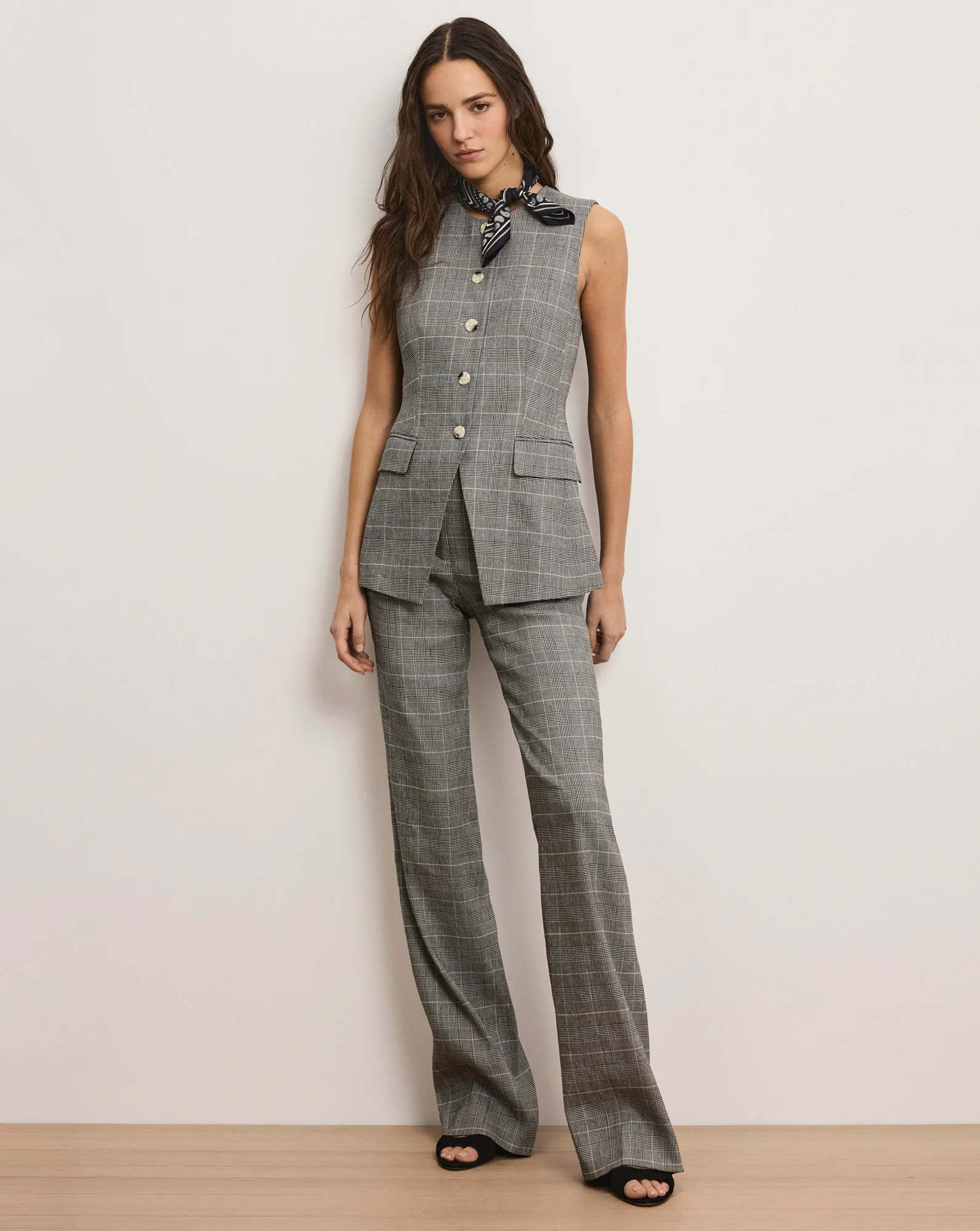 Jude Plaid Wide-Leg Pant - Image 5