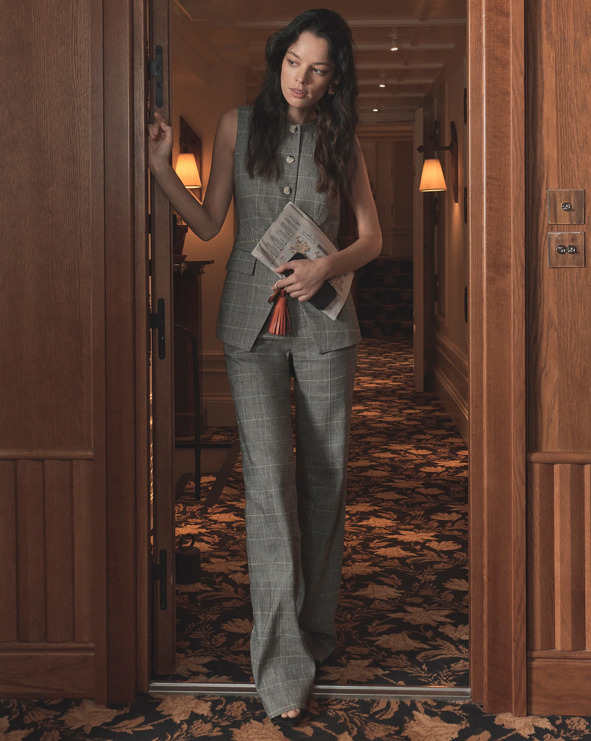 Jude Plaid Wide-Leg Pant - Image 6