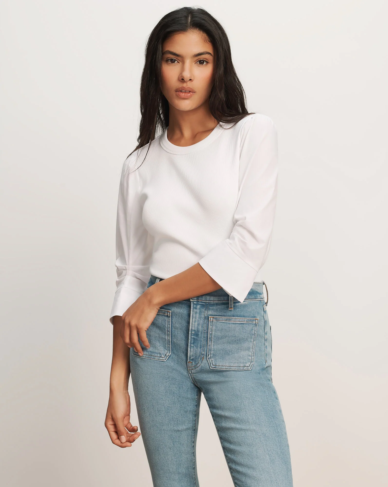 Junia Mixed-Media T-Shirt