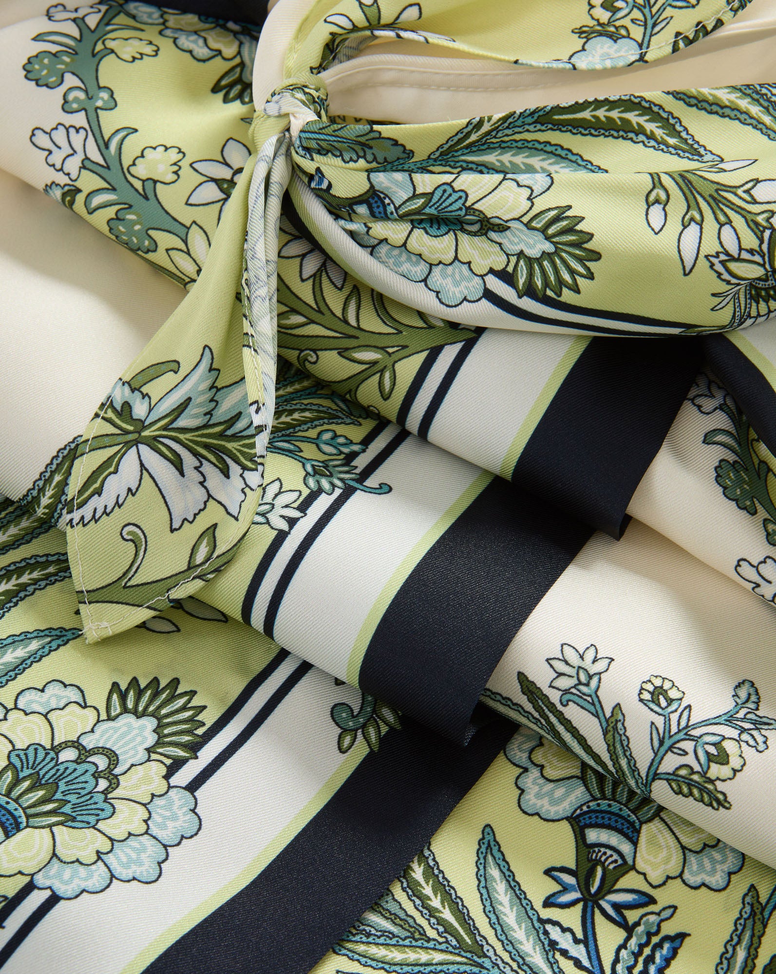Kaliza Scarf-Print Midi Dress - Image 3