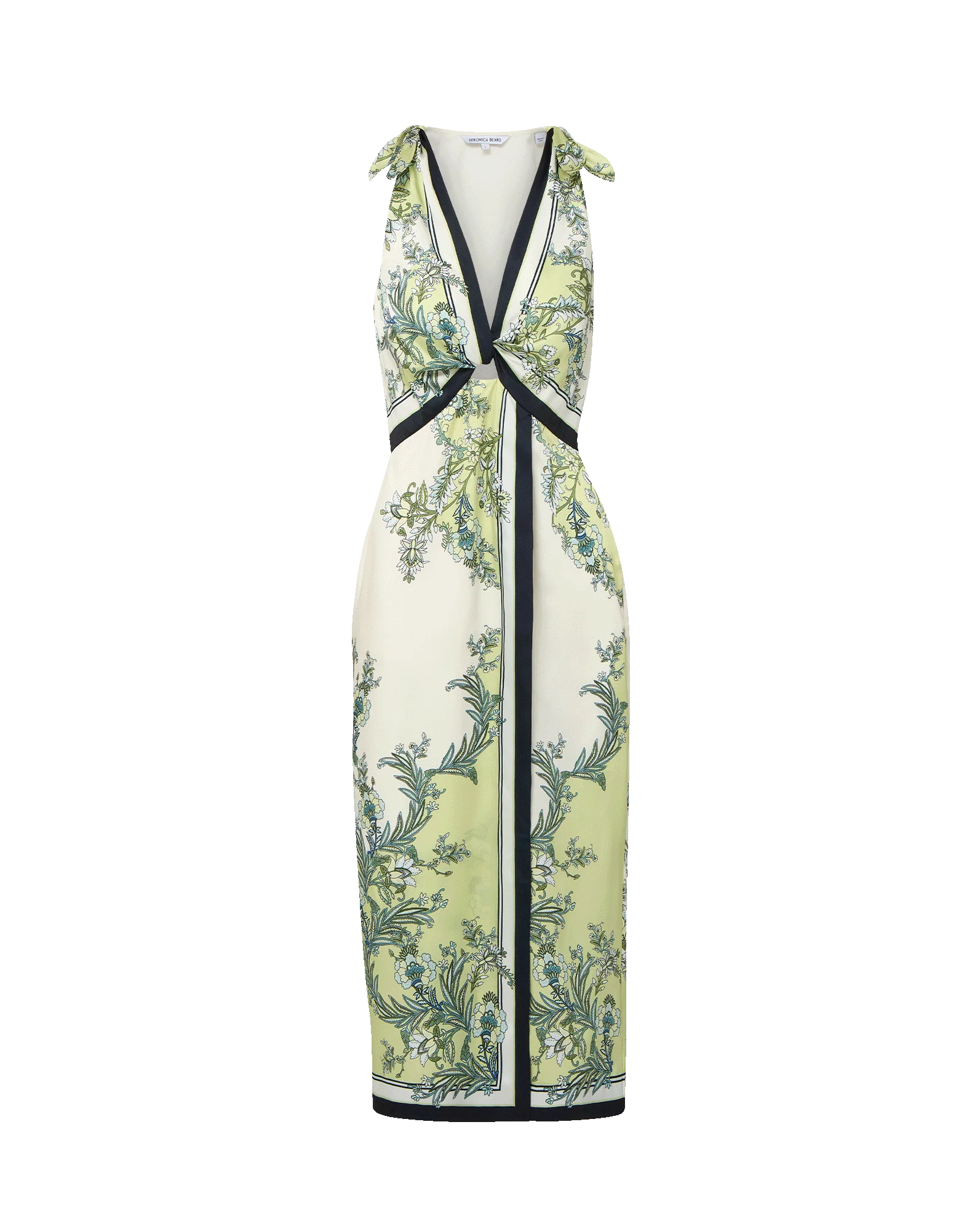 Kaliza Scarf-Print Midi Dress - Image 7