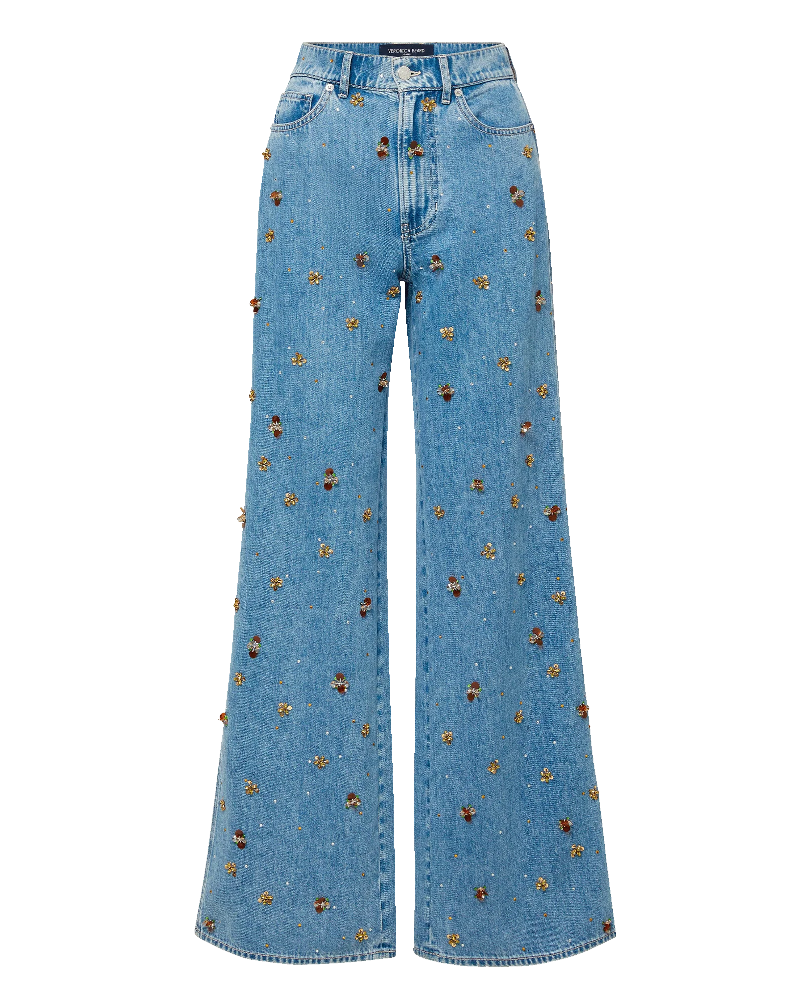 Kasey Embellished Wide-Leg Jean - Image 8