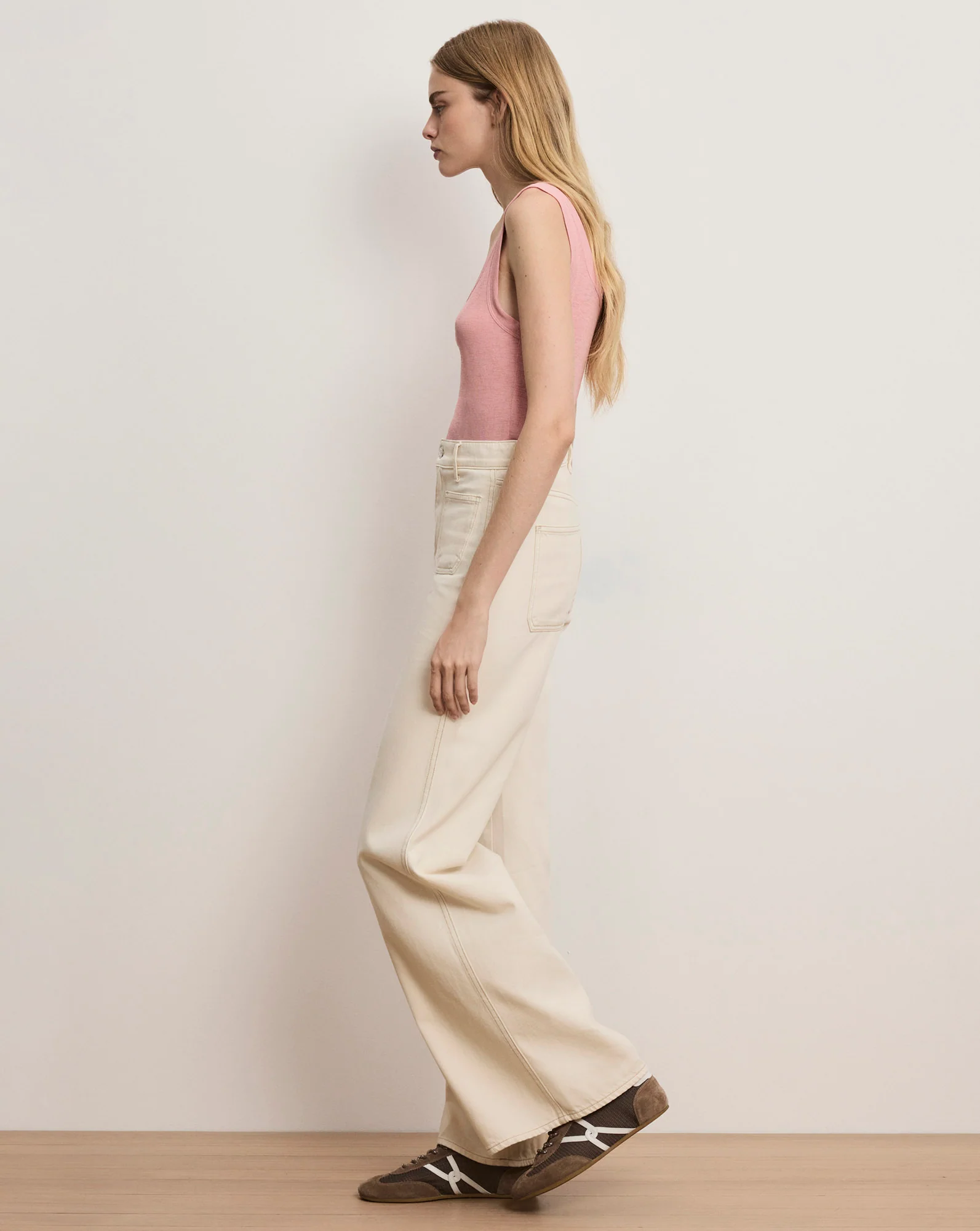 Kasey Patch-Pocket Wide-Leg Jean - Image 3