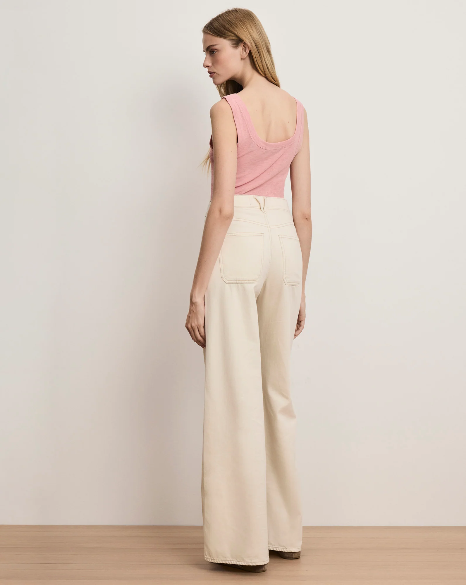 Kasey Patch-Pocket Wide-Leg Jean - Image 5