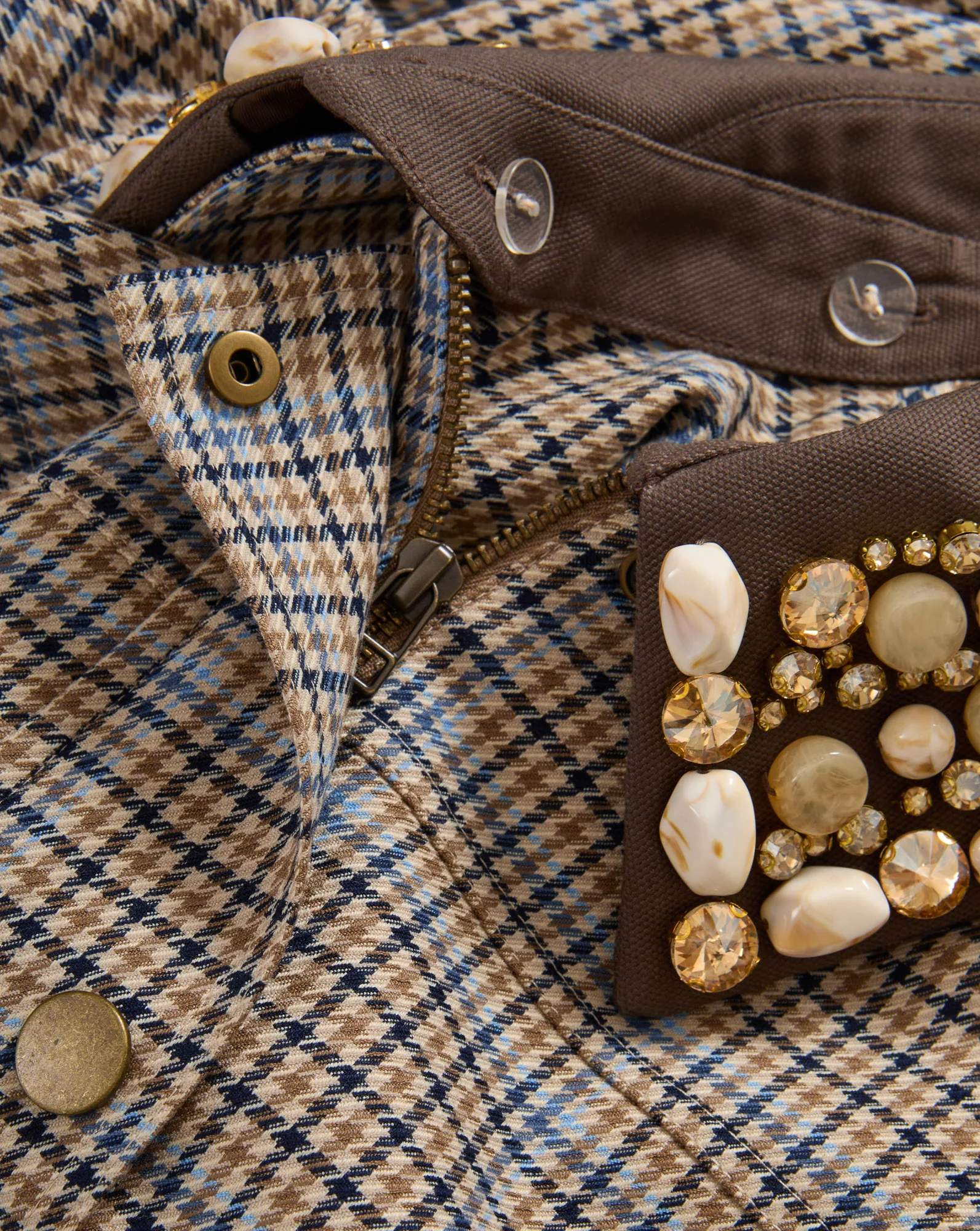 Kasper Plaid Chore Jacket - Image 3