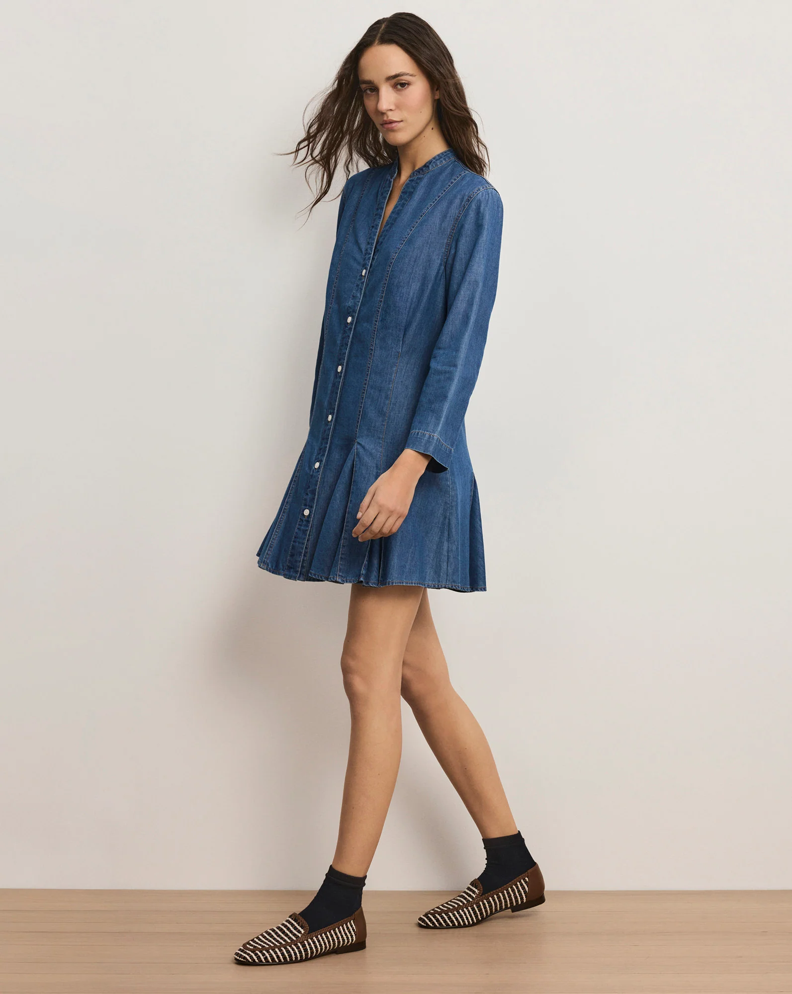 Korinda Mini Shirtdress - Image 3