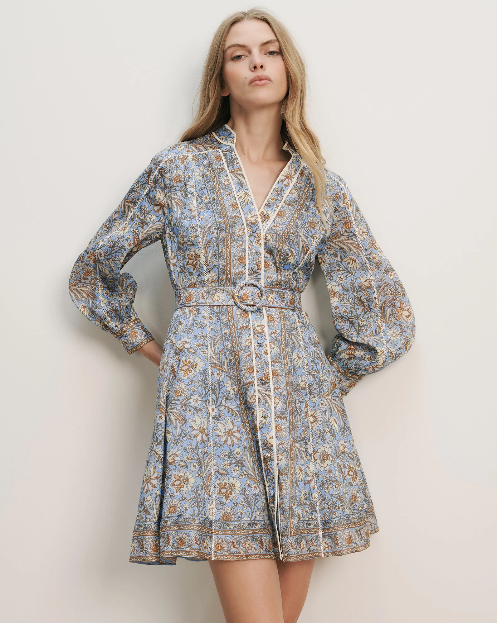 Kumar Belted Mini Dress