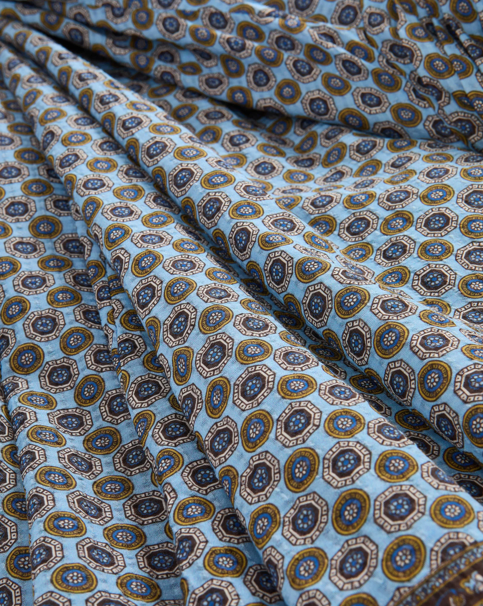 Lana Scarf-Print Midi Dress - Image 4