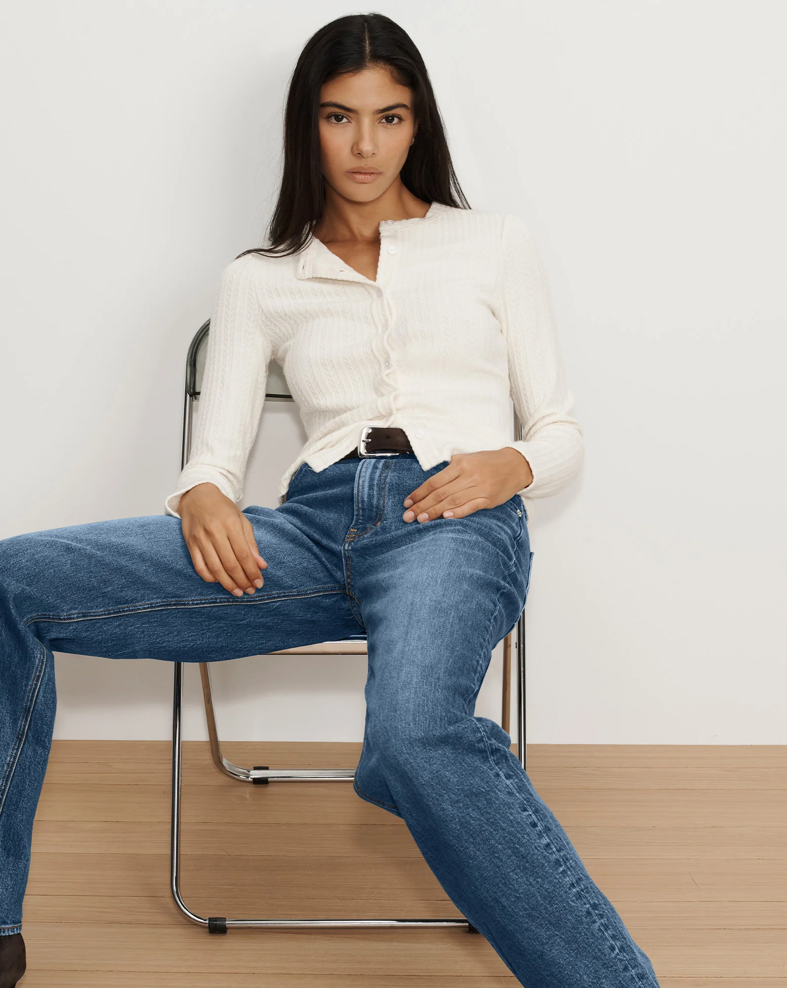Lira Pointelle Cardigan