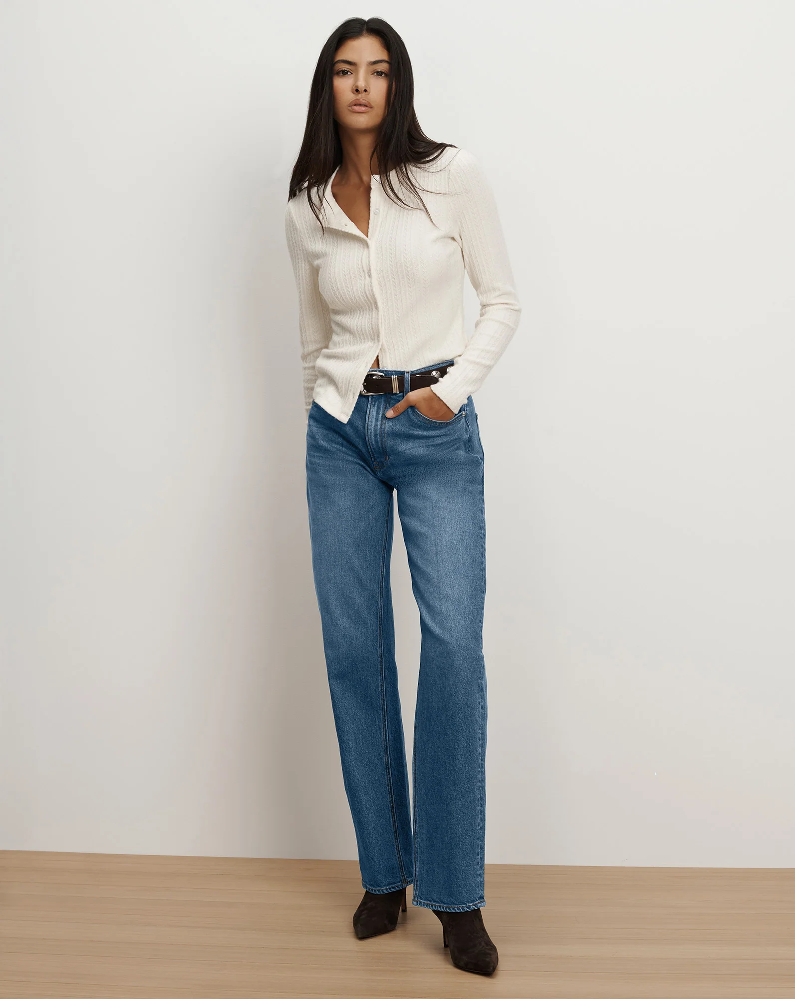 Lira Pointelle Cardigan - Image 2