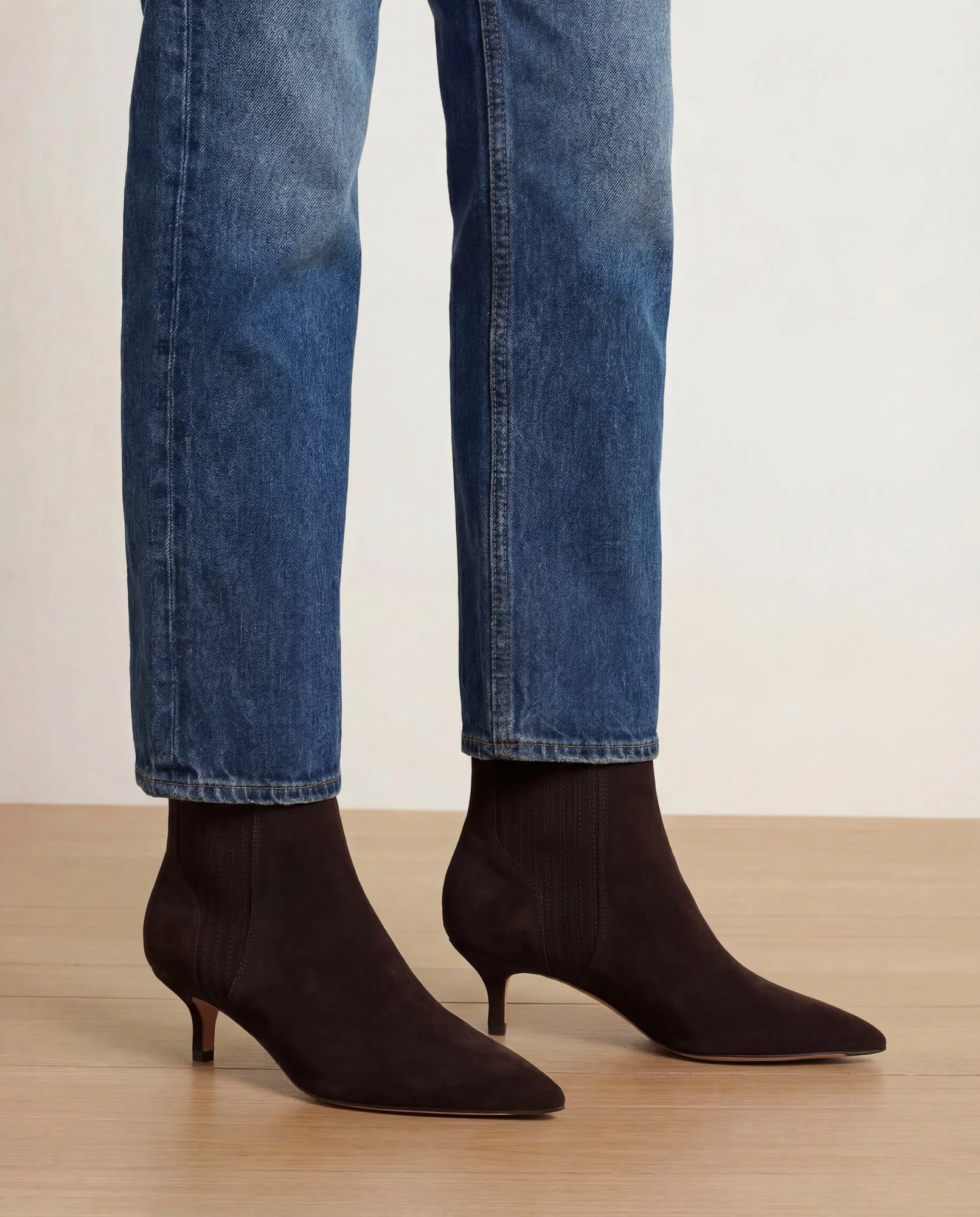 Lisa Kitten-Heel Ankle Boot - Image 2