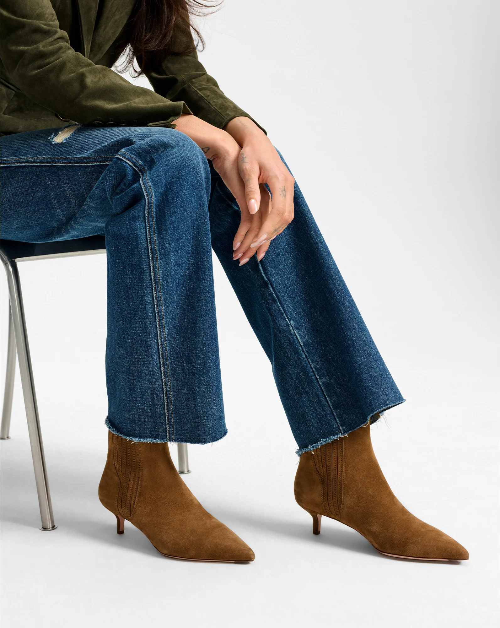 Lisa Kitten-Heel Ankle Boot - Image 6