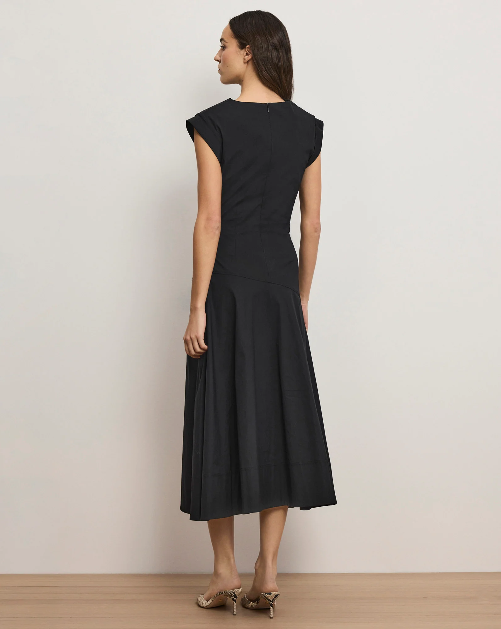 Lisette Cotton Poplin Midi Dress - Image 5
