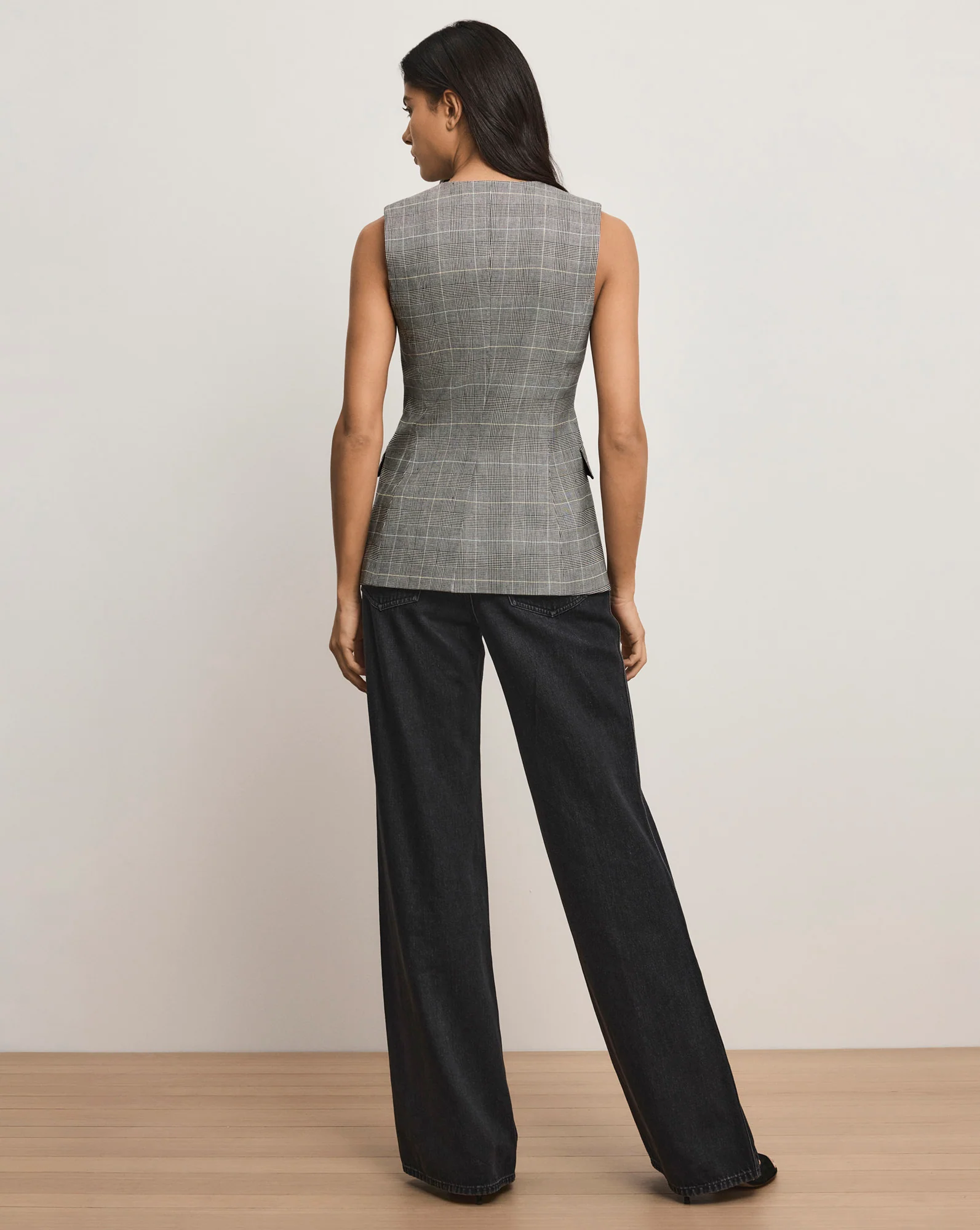 Lois Plaid Vest - Image 4