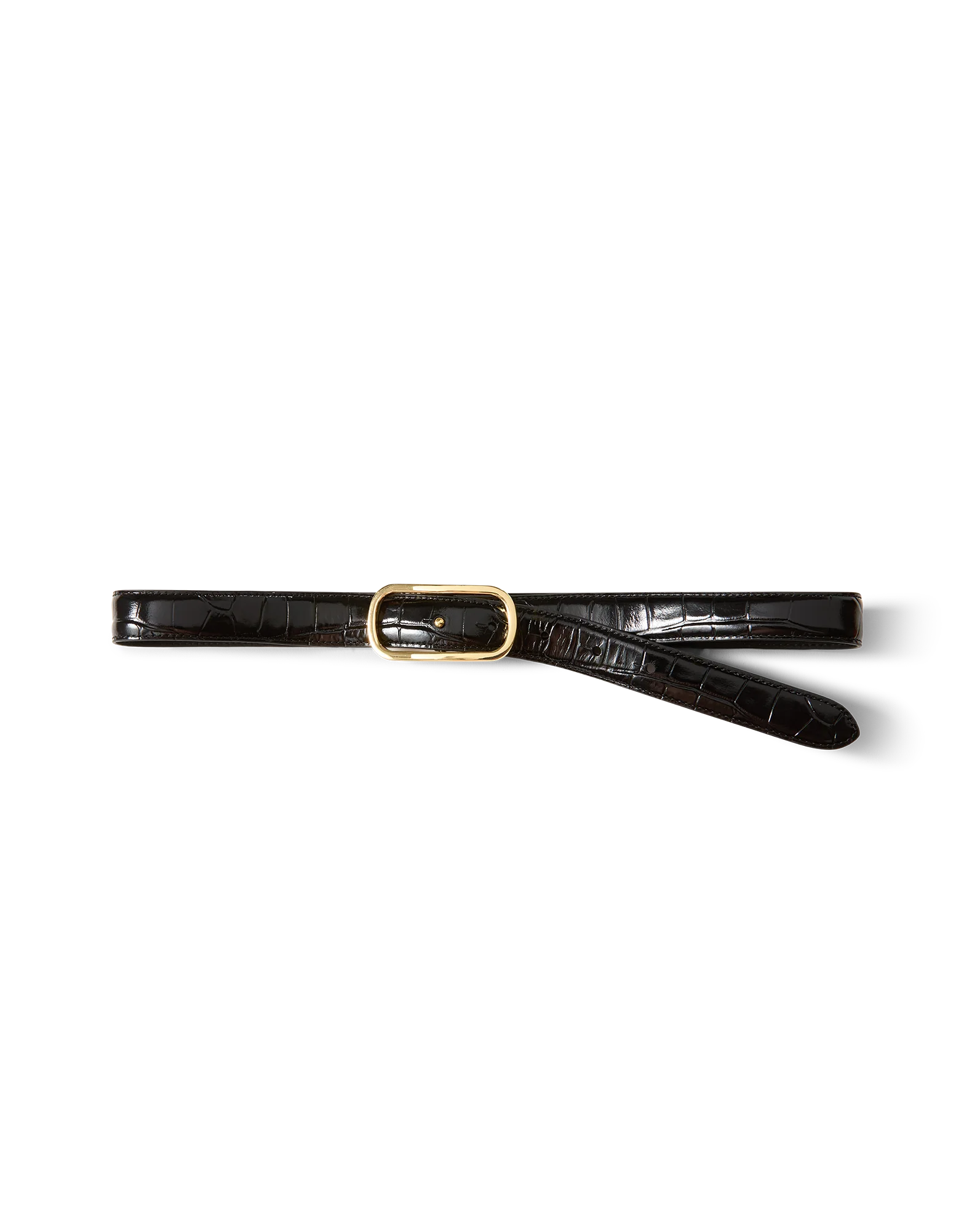 Loop Croc-Embossed Belt - Image 5