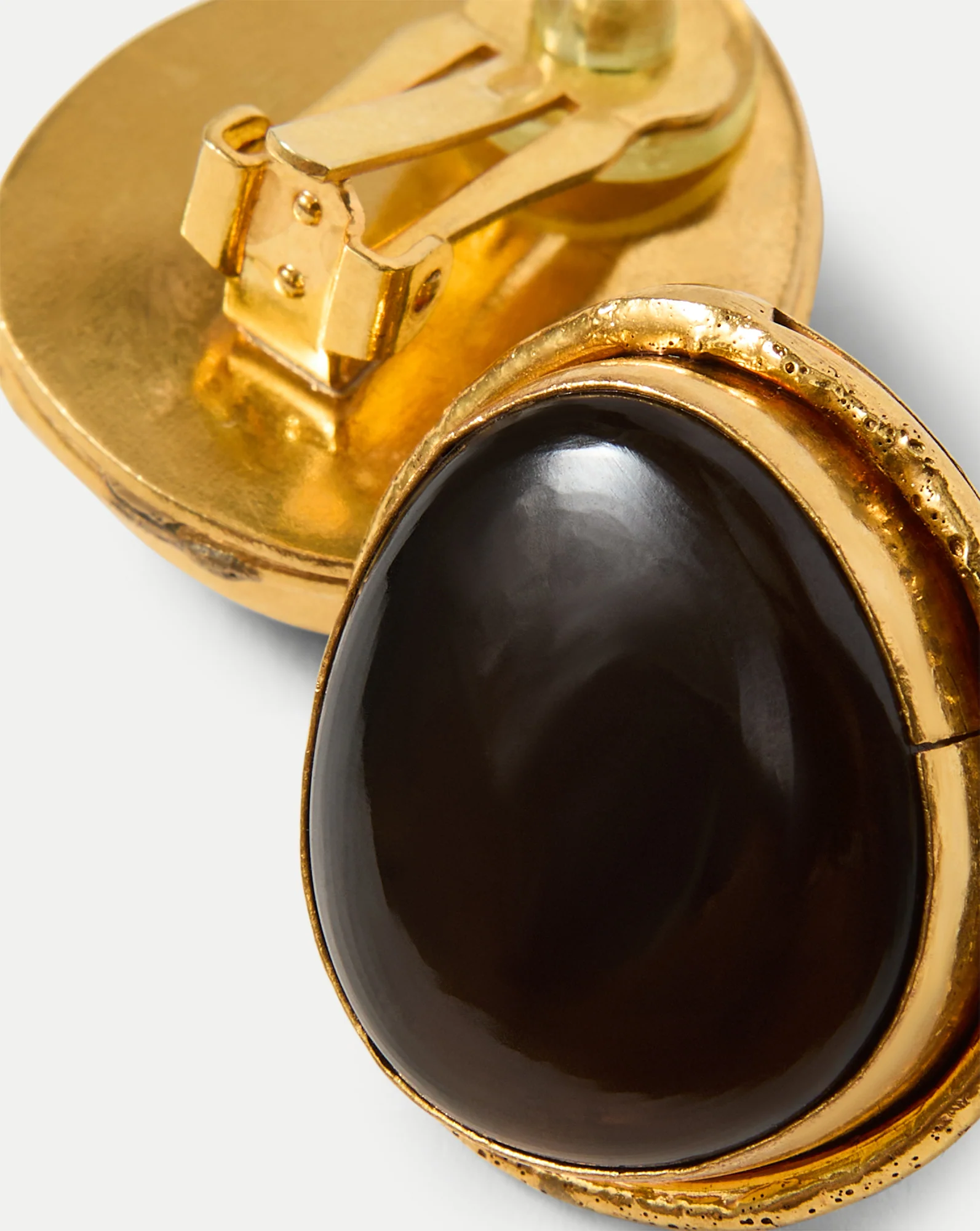 Macaroon Smoky Quartz Earring - Image 4