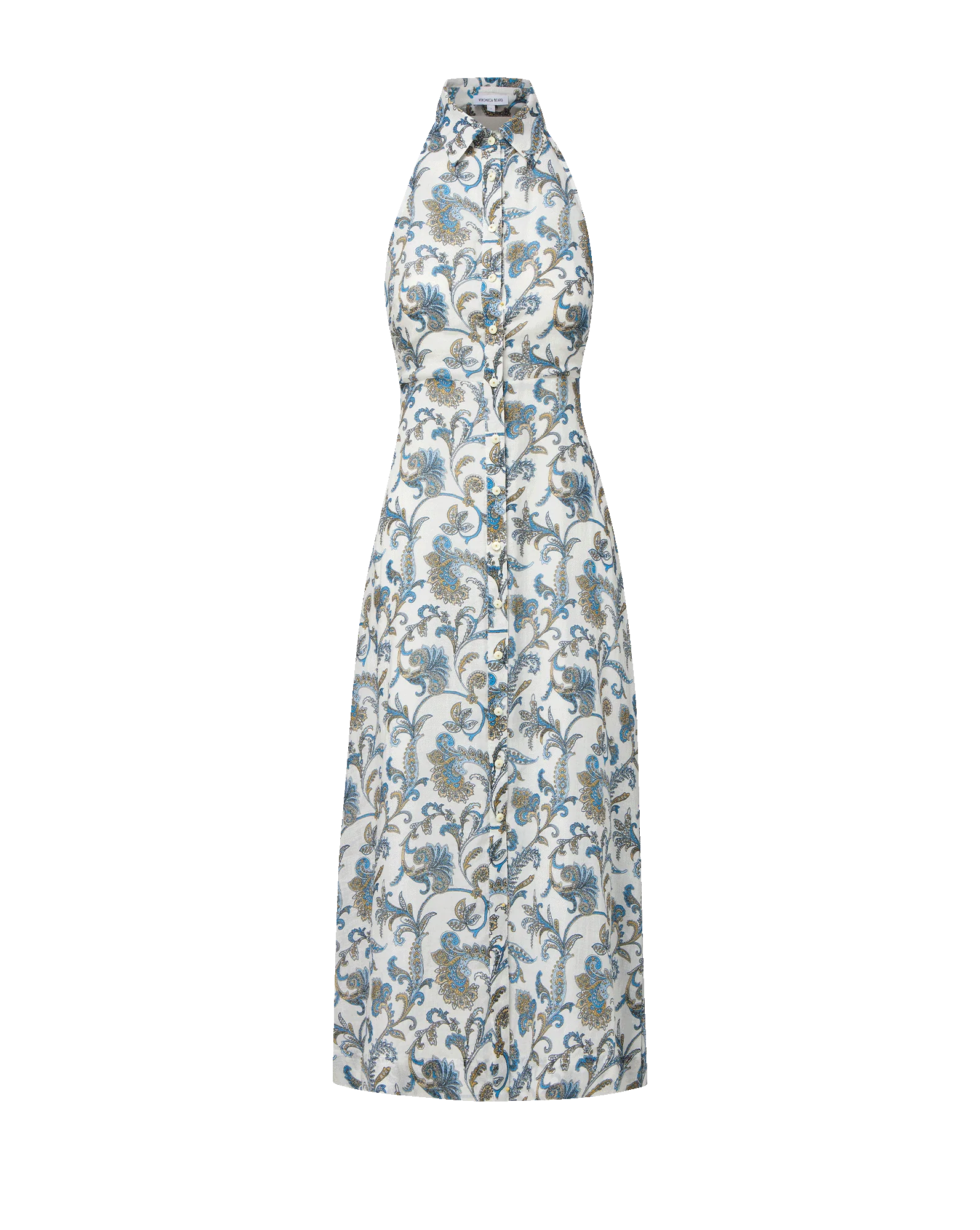 Mackey Paisley Halter Midi Dress - Image 5