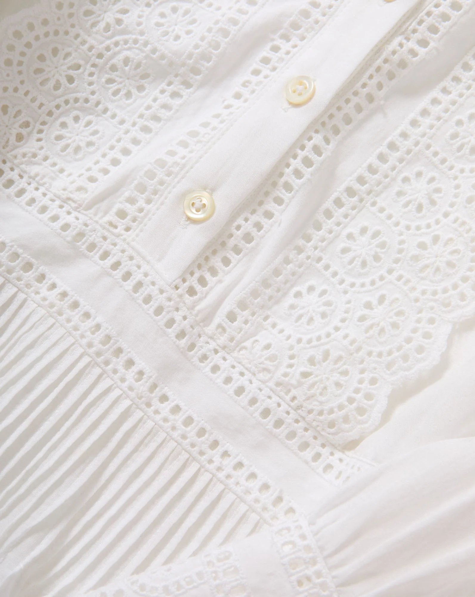 Marguerite Eyelet Mini Dress - Image 4