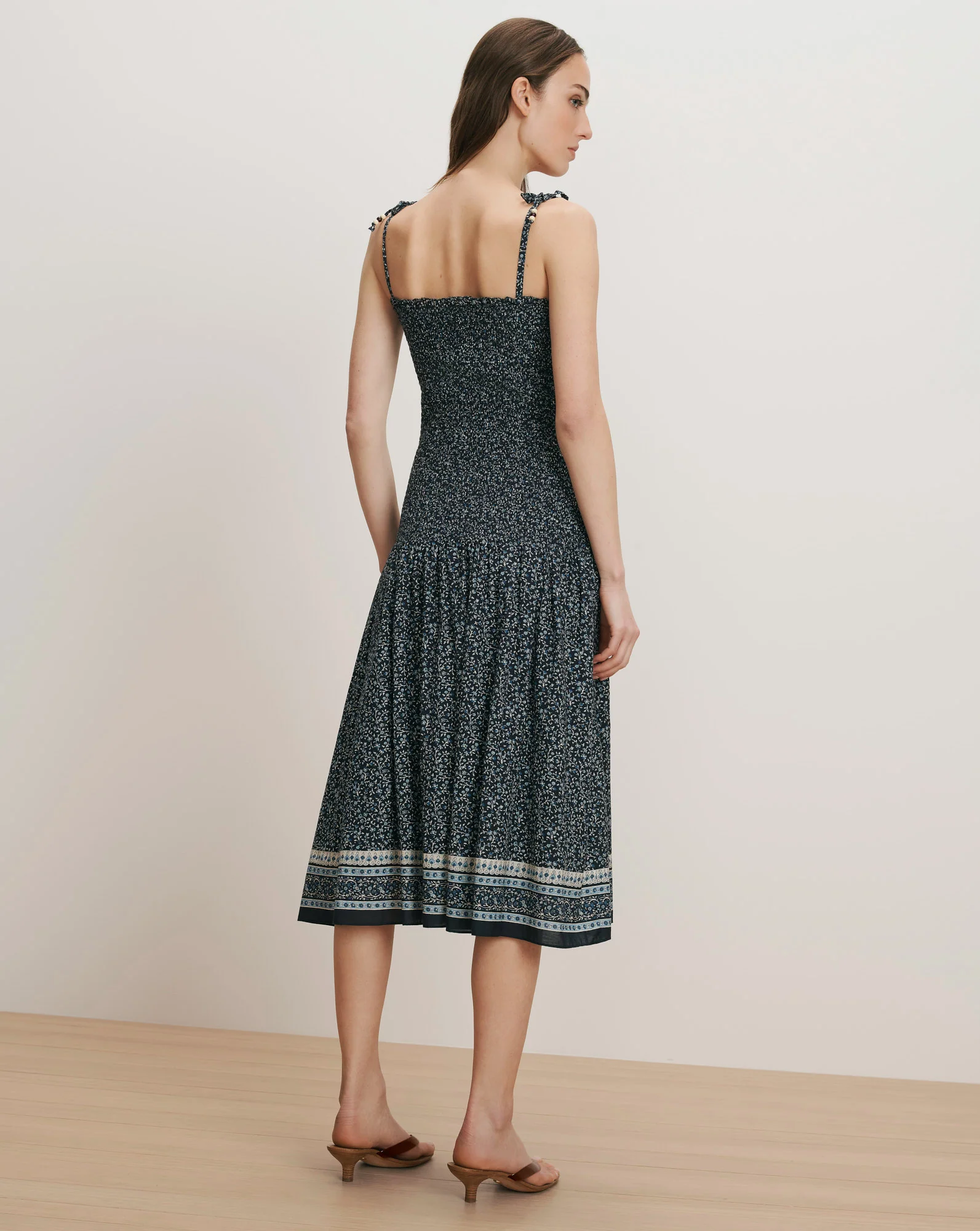 Marietta Smocked Midi Dress - Image 4