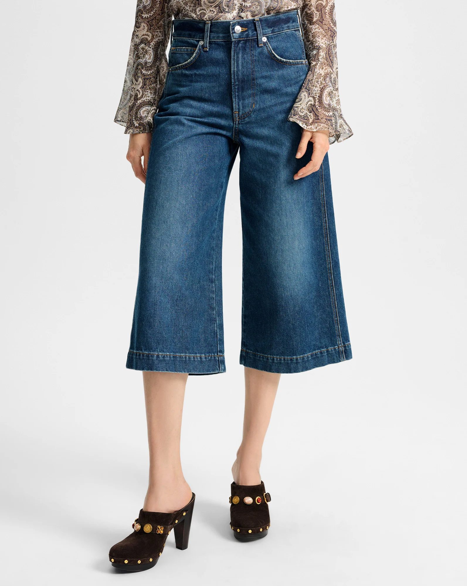 Marlowe Denim Culotte - Image 2